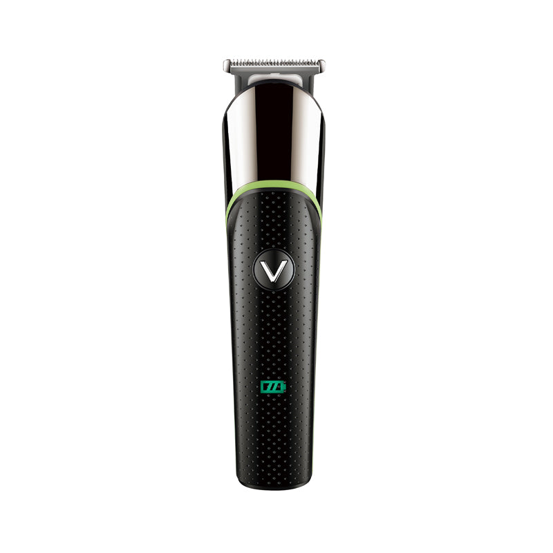 VGR Rasoio Professionale | Barba | Ricaricabile senza Fili | con Pettini Guida | USB | V-191
