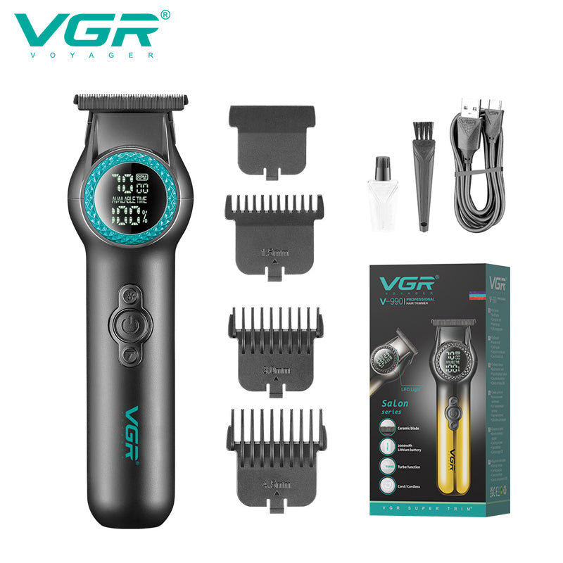 VGR Tagliacapelli | Professionale | USB | Accessori | VGR V-990