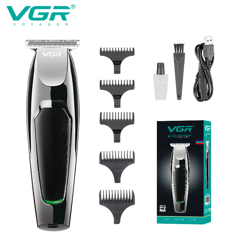 VGR Regola Barba | Trimmer | Professionale | USB | Senza Filo | VGR V-030