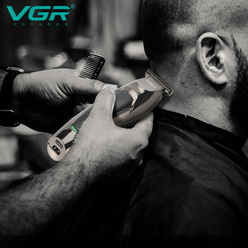 VGR Regola Barba | Trimmer | Professionale | USB | Senza Filo | VGR V-030
