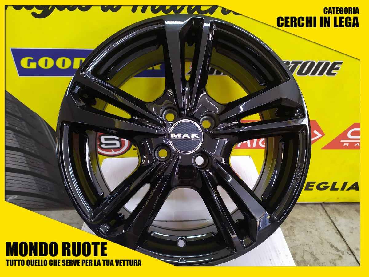4 Cerchi In Lega MAK EMBLEMA da 17 Pollici per KIA PICANTO RIO STONIC