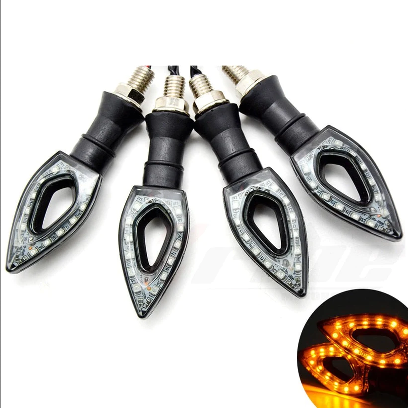 Frecce Moto Universali, Indicatori Direzionali Moto, Lampeggiante, 12v