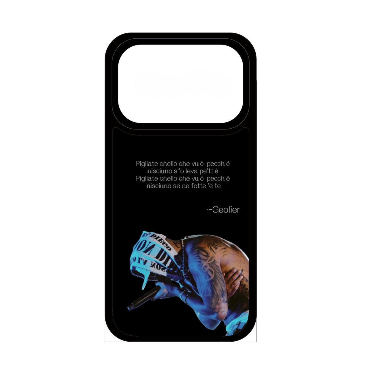 Cover Personalizzata Geolier, Multimarca (Scegli il tuo modello)