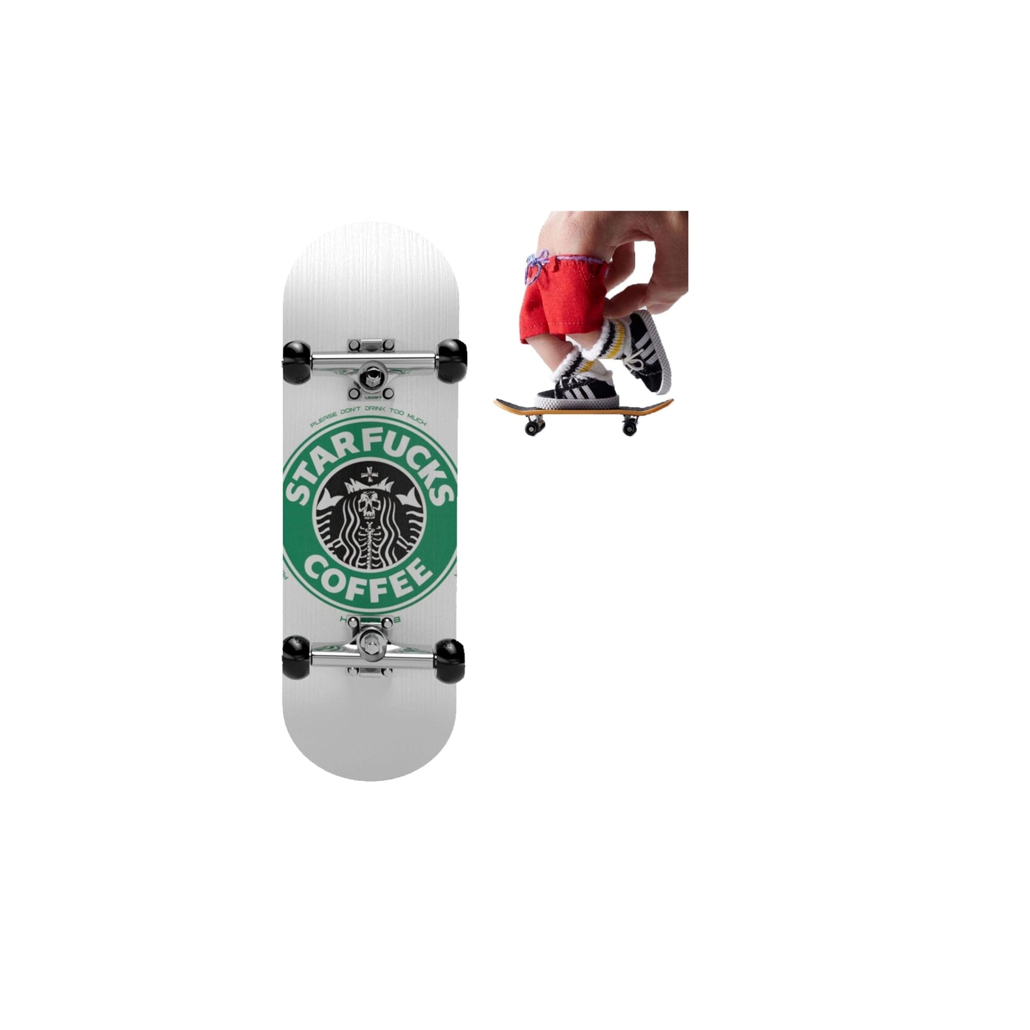 Figerboard, Mini Skateboard da Dito in Legno