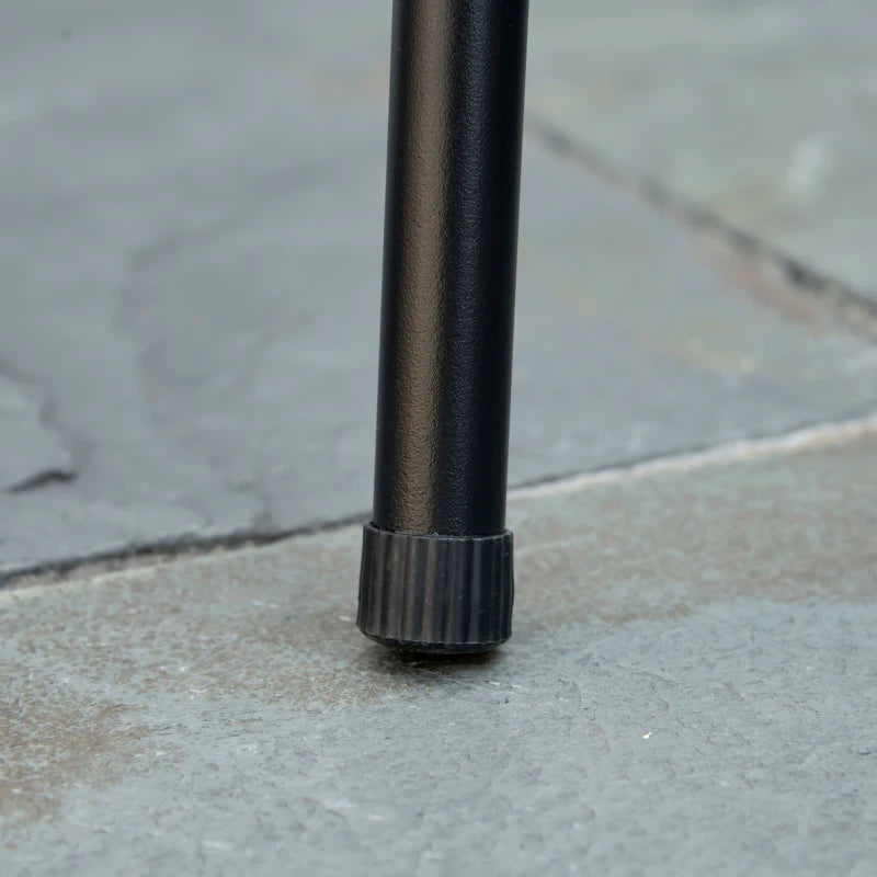 Outsunny Barbecue a Carbonella con Griglia e Piastra in Acciaio con Ripiani Laterali, 113x59x83.5cm, Nero