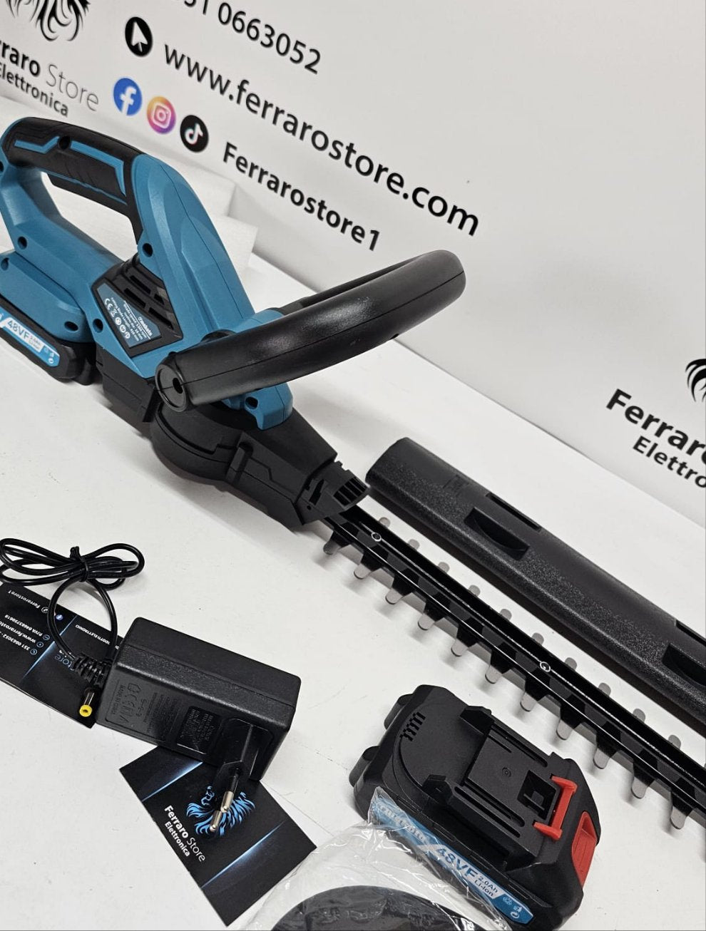 Tagliasiepi a Doppia Batteria, Rasaerba, Decespugliatore a Batteria 48v