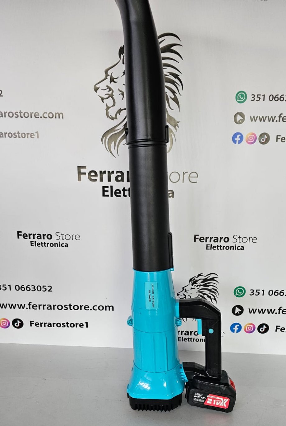 Soffiatore - Doppia Batteria 21v, 7 Modalitá, Kit Completo