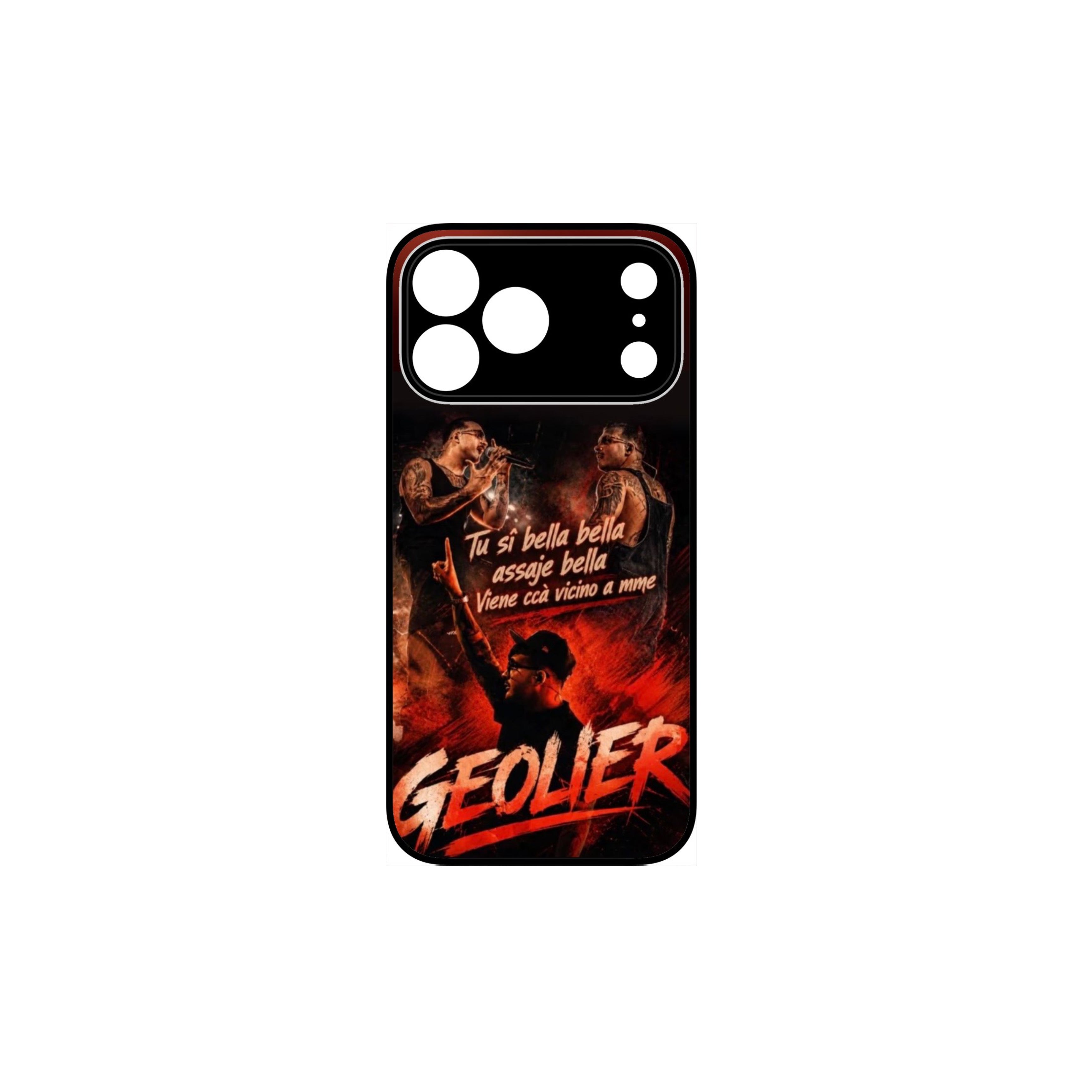 Cover iPhone, Geolier Frasi