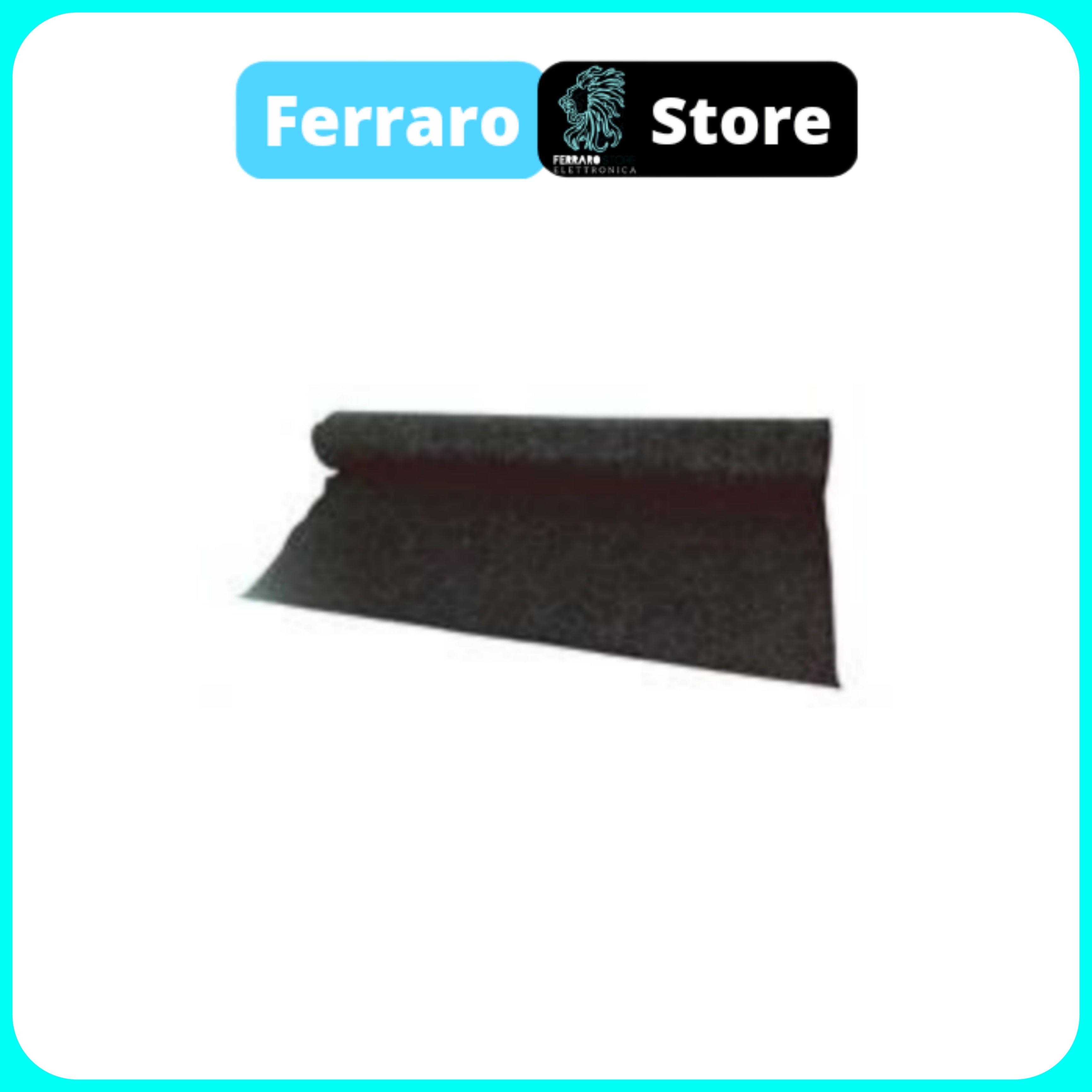 Sound-transparent Acoustic Carpet - 70cm x 140cm, Smooth Anthracite