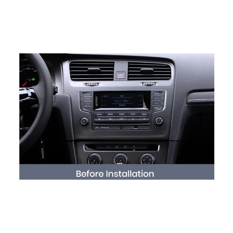 Kit Montaggio Autoradio 10.1"Pollici Volkswagen Golf MK7 (2012-2021) Mascherina, Cablaggio Autoradio Android