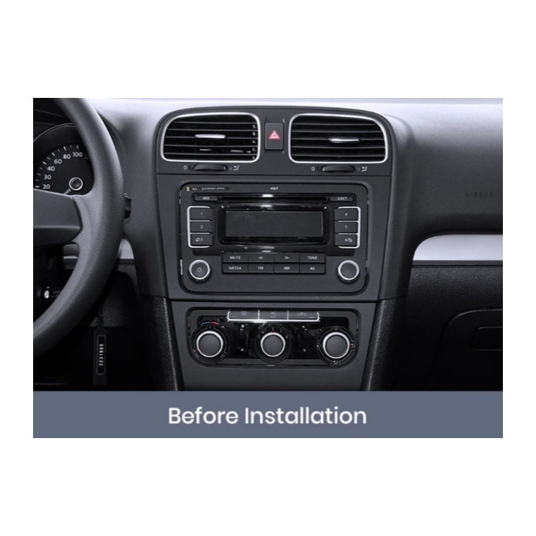 Kit Montaggio Autoradio 9"Pollici Volkswagen Golf MK6 (2008-2012) Mascherina, Cablaggio Autoradio Android
