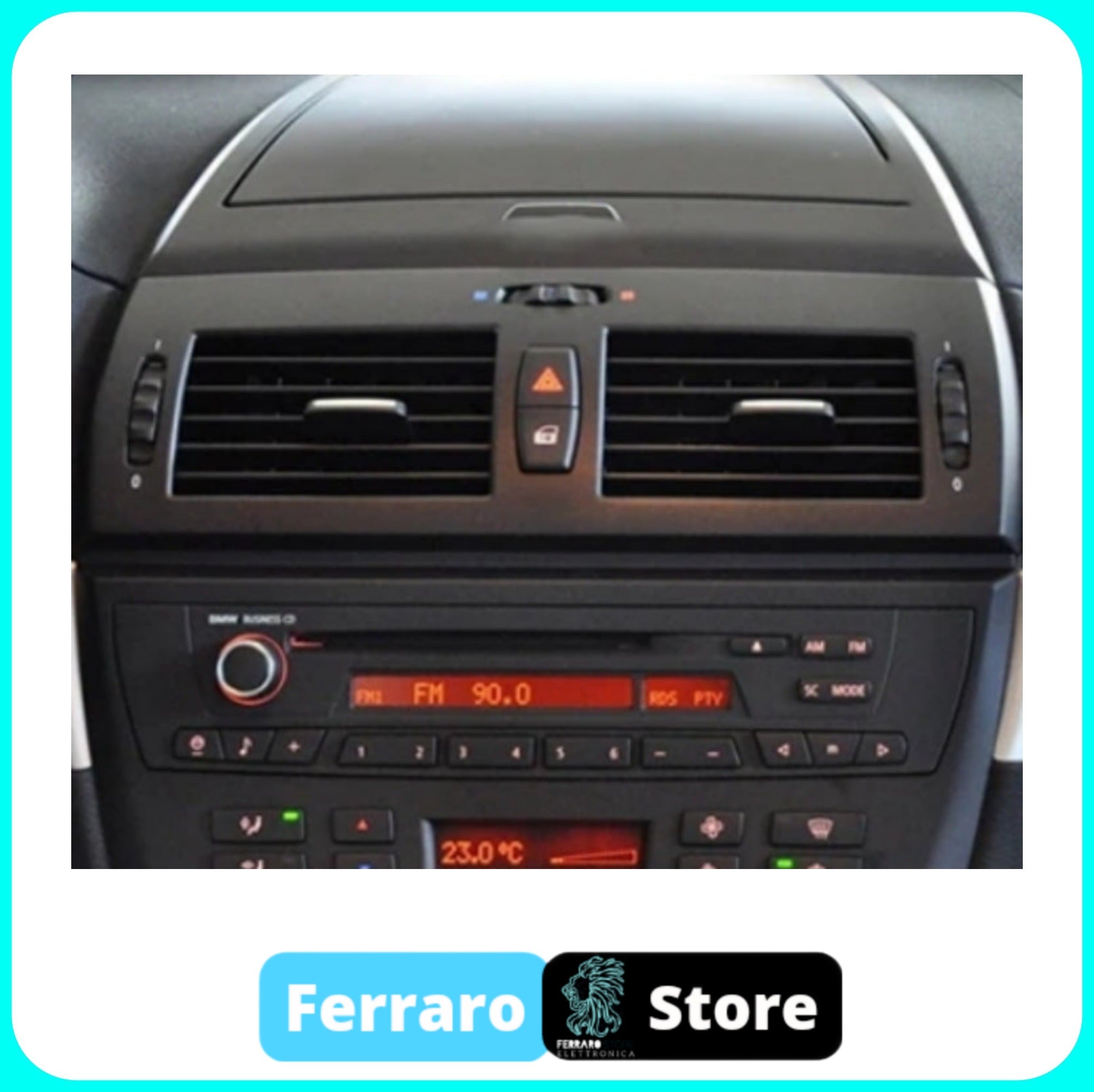 Kit Montaggio Autoradio 9"Pollici BMW X3-E83 (2003-2011) Mascherina, Cablaggio Autoradio Android