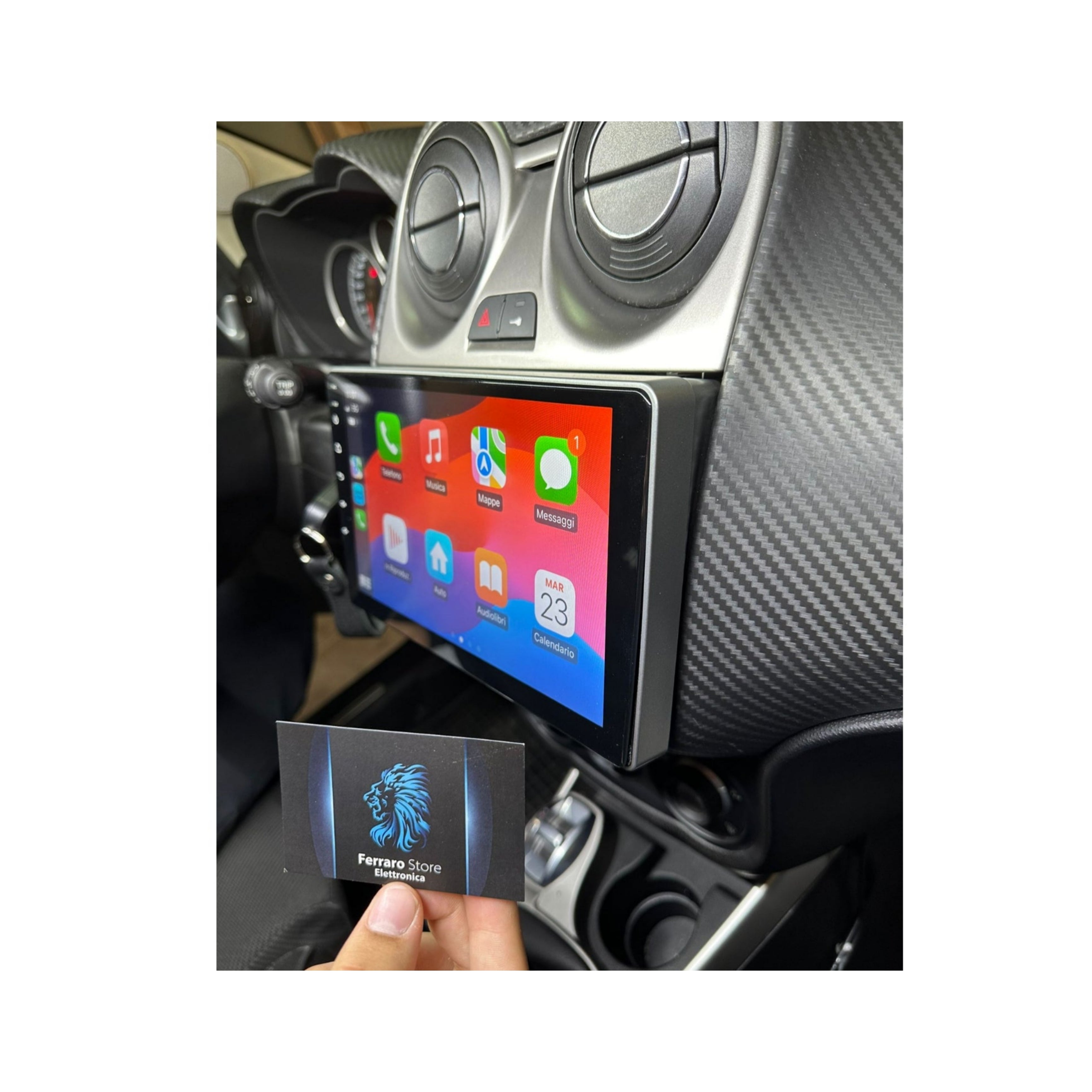Kit Montaggio Autoradio 9"Pollici Alfaromeo Mito (2008-2018) Mascherina, Cablaggio Autoradio Android