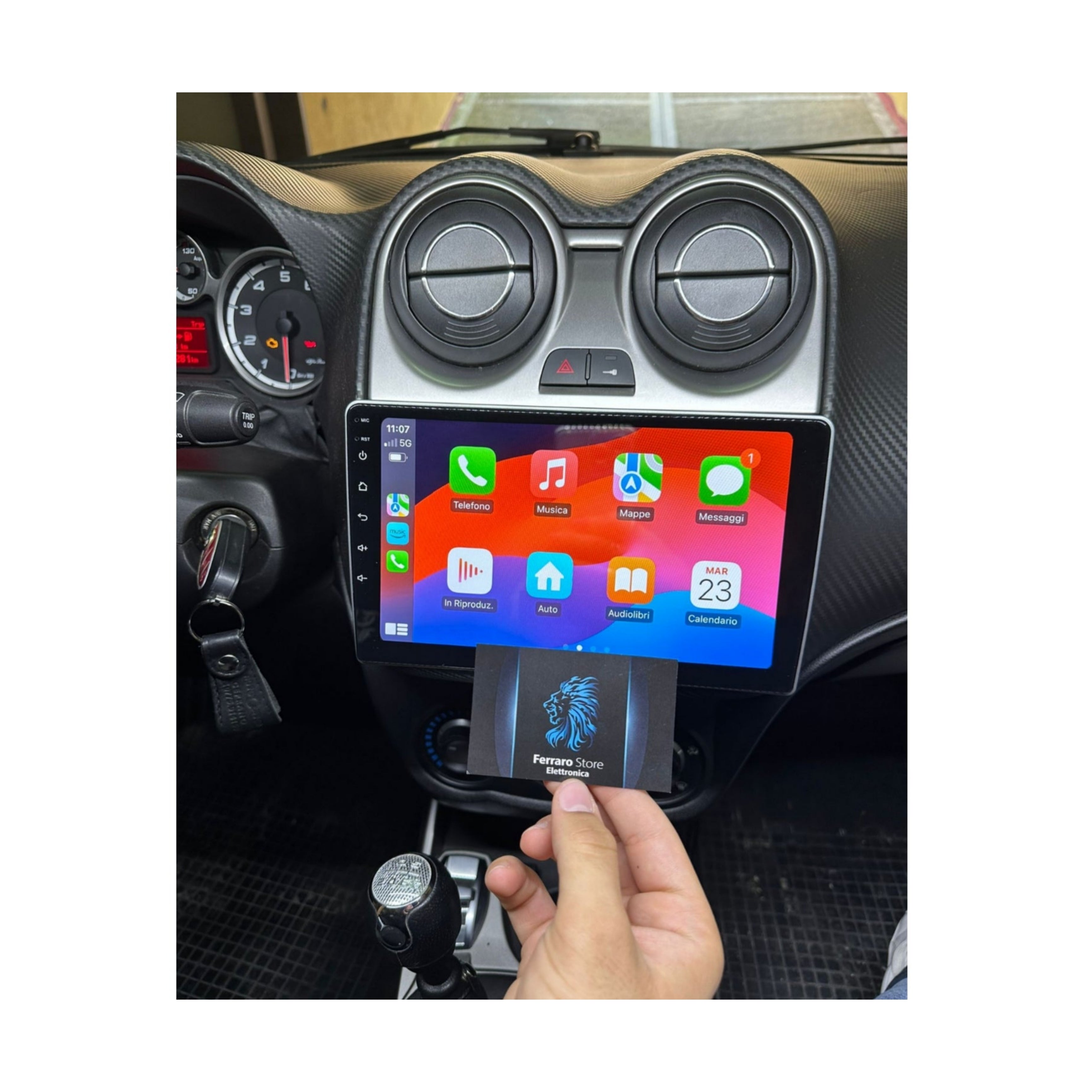 Kit Montaggio Autoradio 9"Pollici Alfaromeo Mito (2008-2018) Mascherina, Cablaggio Autoradio Android