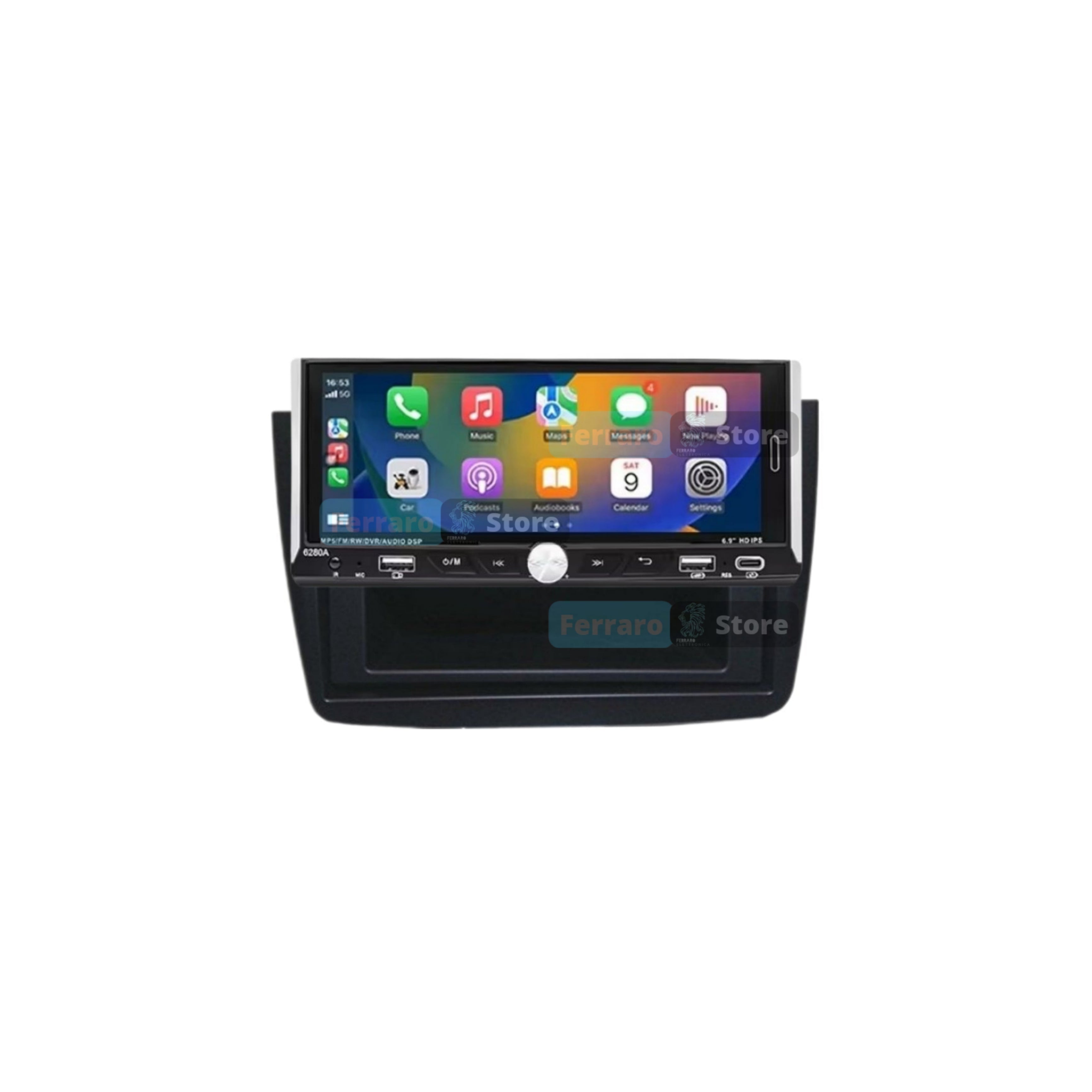 Autoradio per Alfaromeo Mito 6.9" | 2008-2018 | Android | Bluetooth | CarPlay | Android Auto | 2/32GB Ram