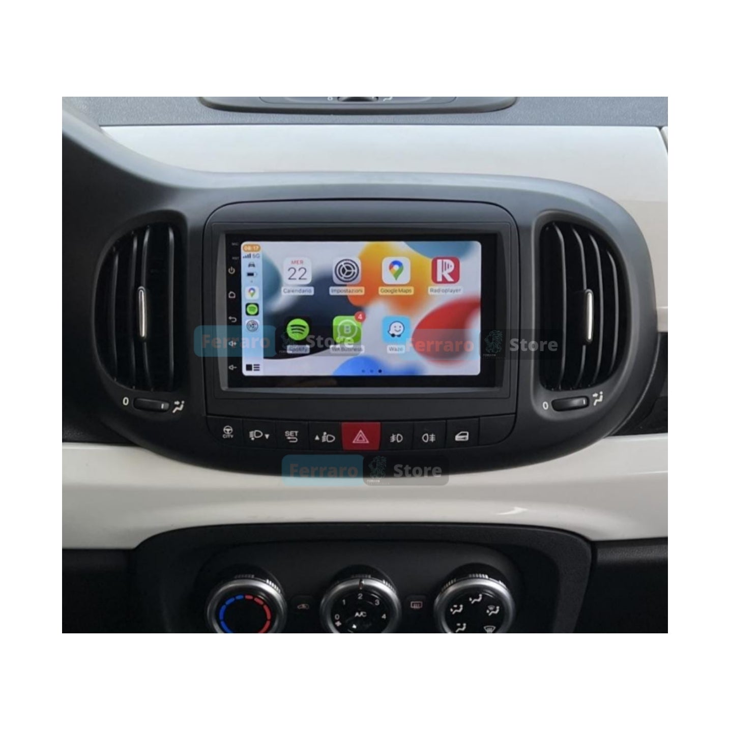 Autoradio per Fiat 500L 7" | 2012-2022 | Android | Bluetooth | CarPlay | Android Auto | 2GB/4GB/6GB/8GB Ram