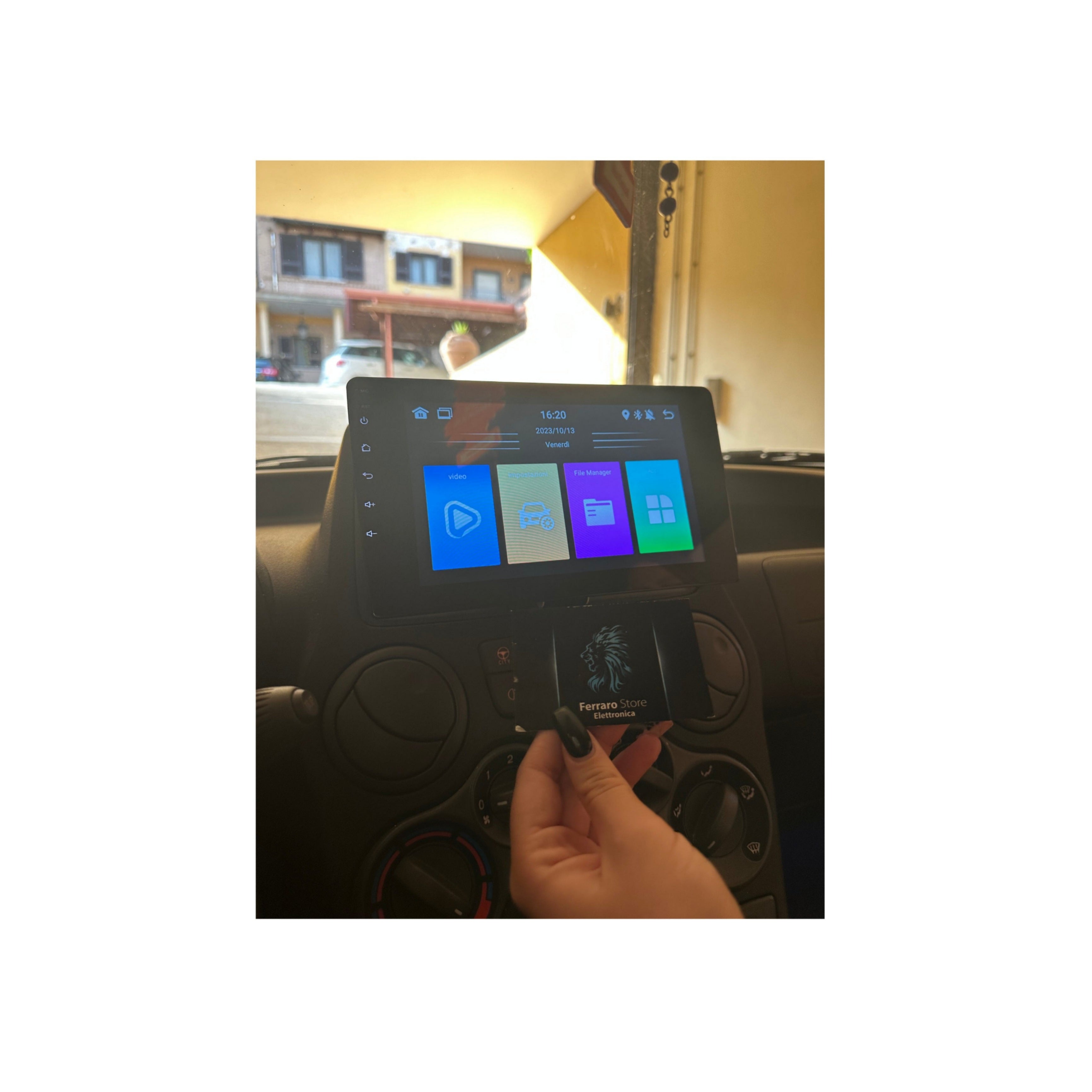 Autoradio per Fiat Panda 2a Serie | 169 1Din 9" | Android | Bluetooth | Estraibile | CarPlay | Android Auto | 2/4GB Ram