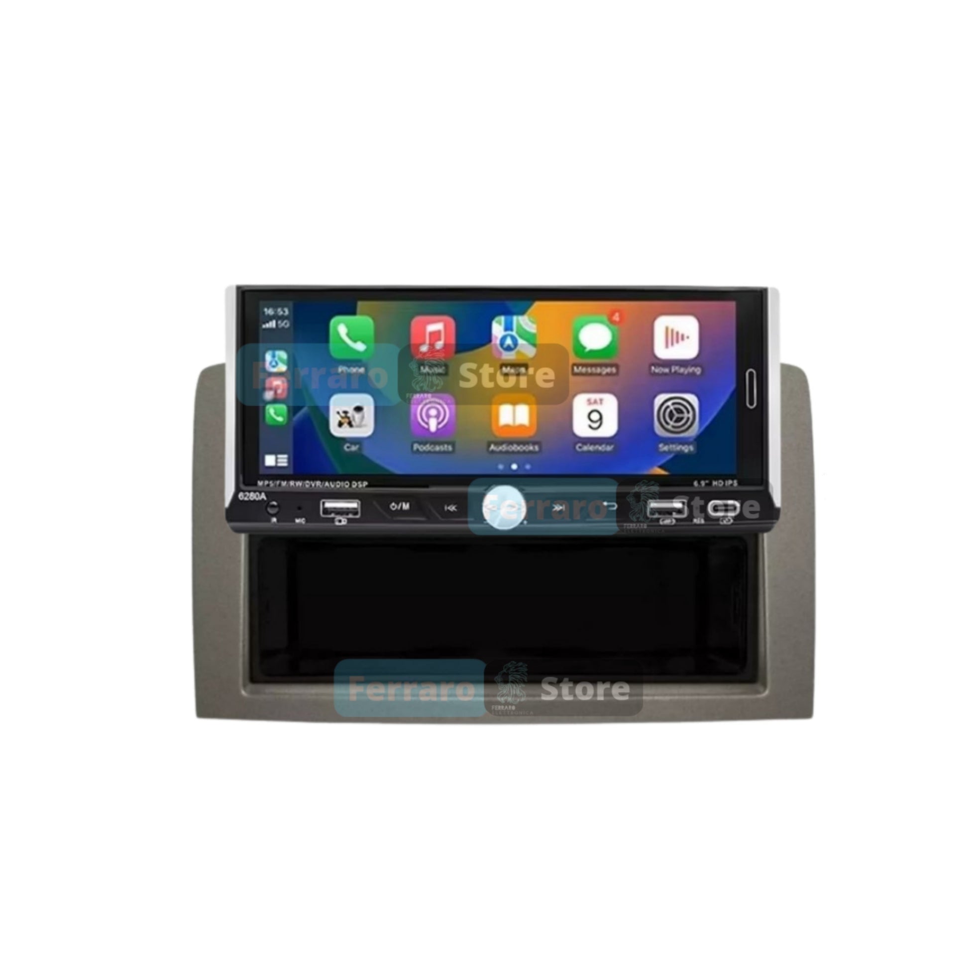 Autoradio per Fiat Idea | Lancia Musa 6.9" | Dal 2003> | Android | Bluetooth | CarPlay | Android Auto | 2/32GB Ram