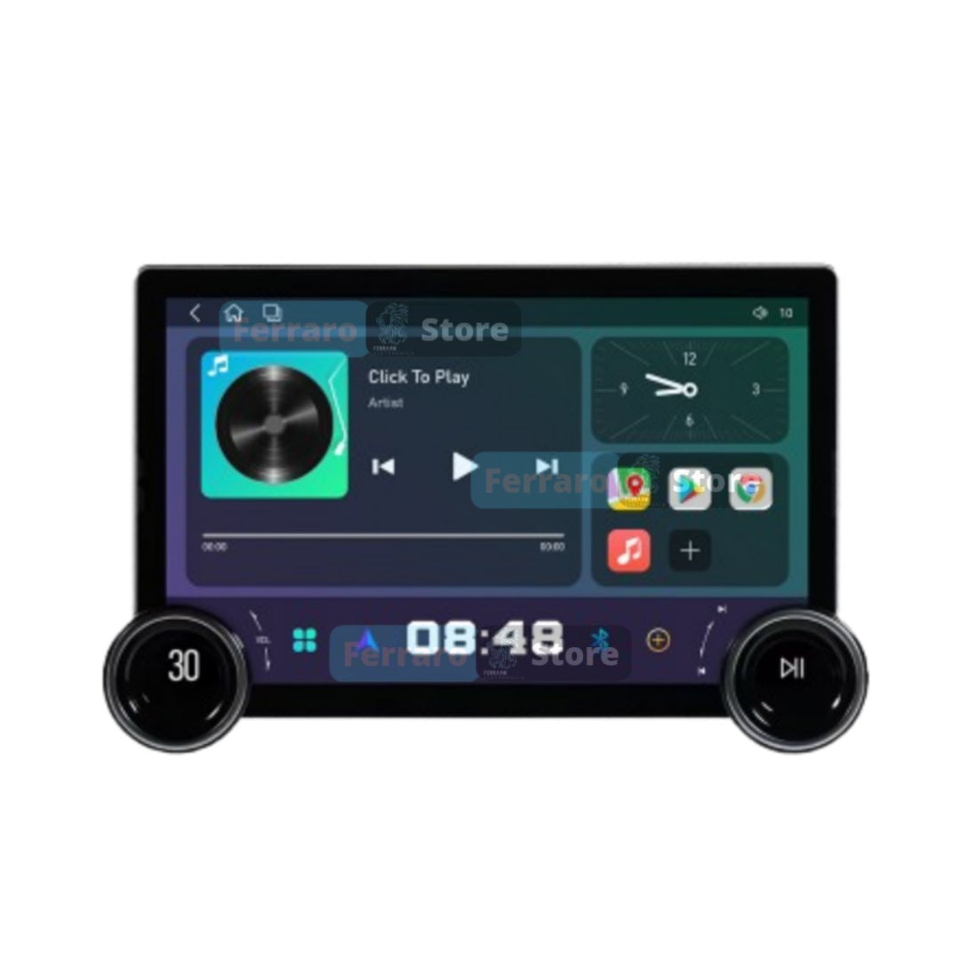 Autoradio Universale Fisso | 2Din 11.8" Pollici 2K | Android | Bluetooth | CarPlay | Android Auto | 4/64GB Ram