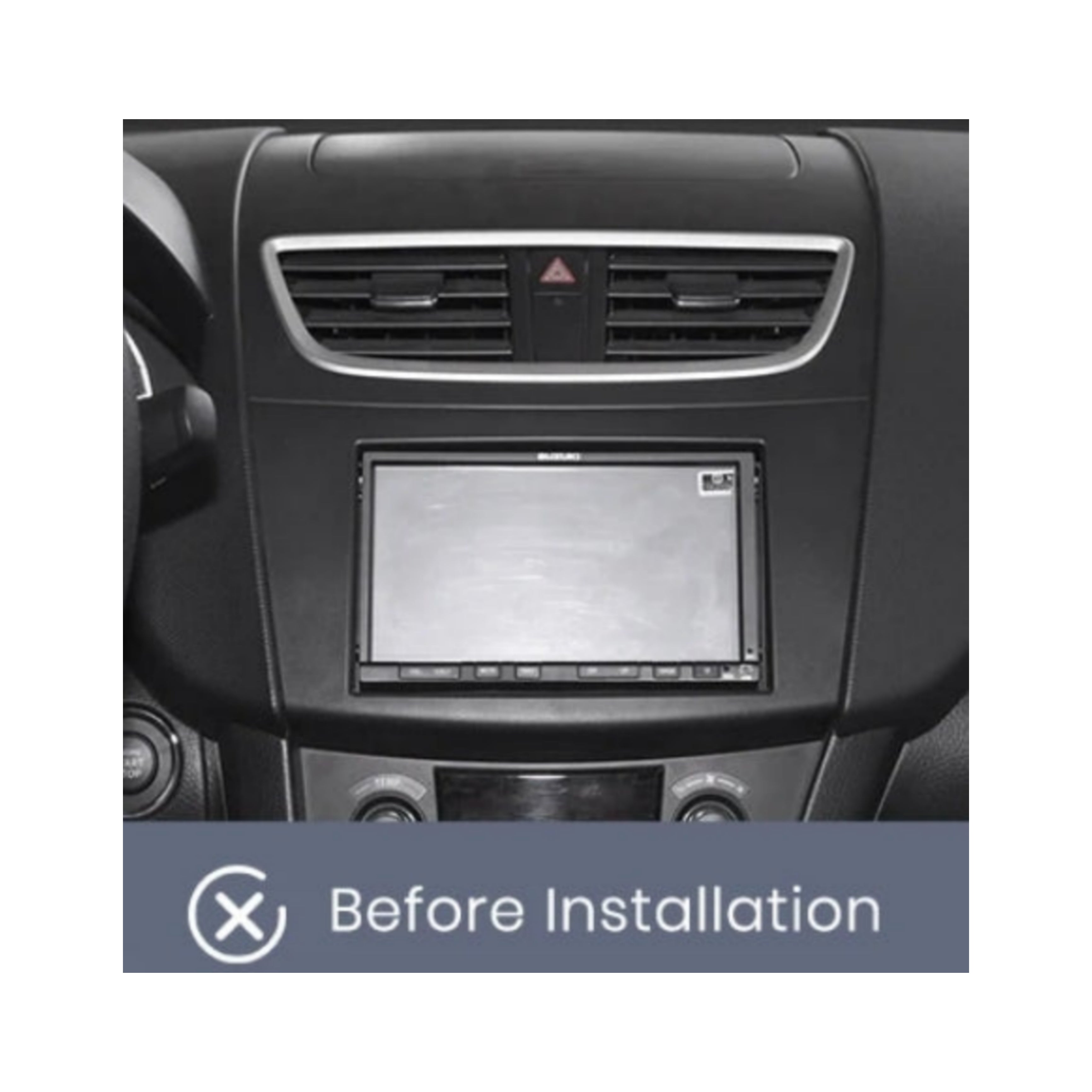 Kit Montaggio Autoradio 9"Pollici Suzuki Swift 4 (2011-2017) Mascherina, Cablaggio Autoradio Android