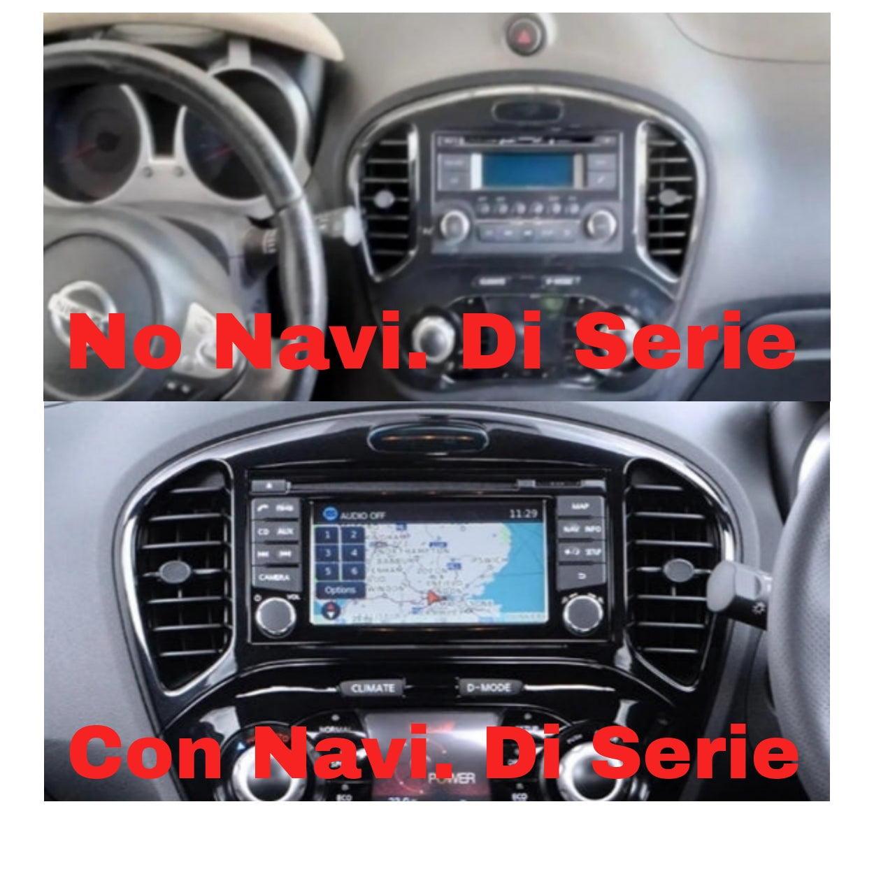 Kit Montaggio Autoradio 9"Pollici Nissan Juke (2010-2021) Mascherina, Cablaggio Autoradio Android