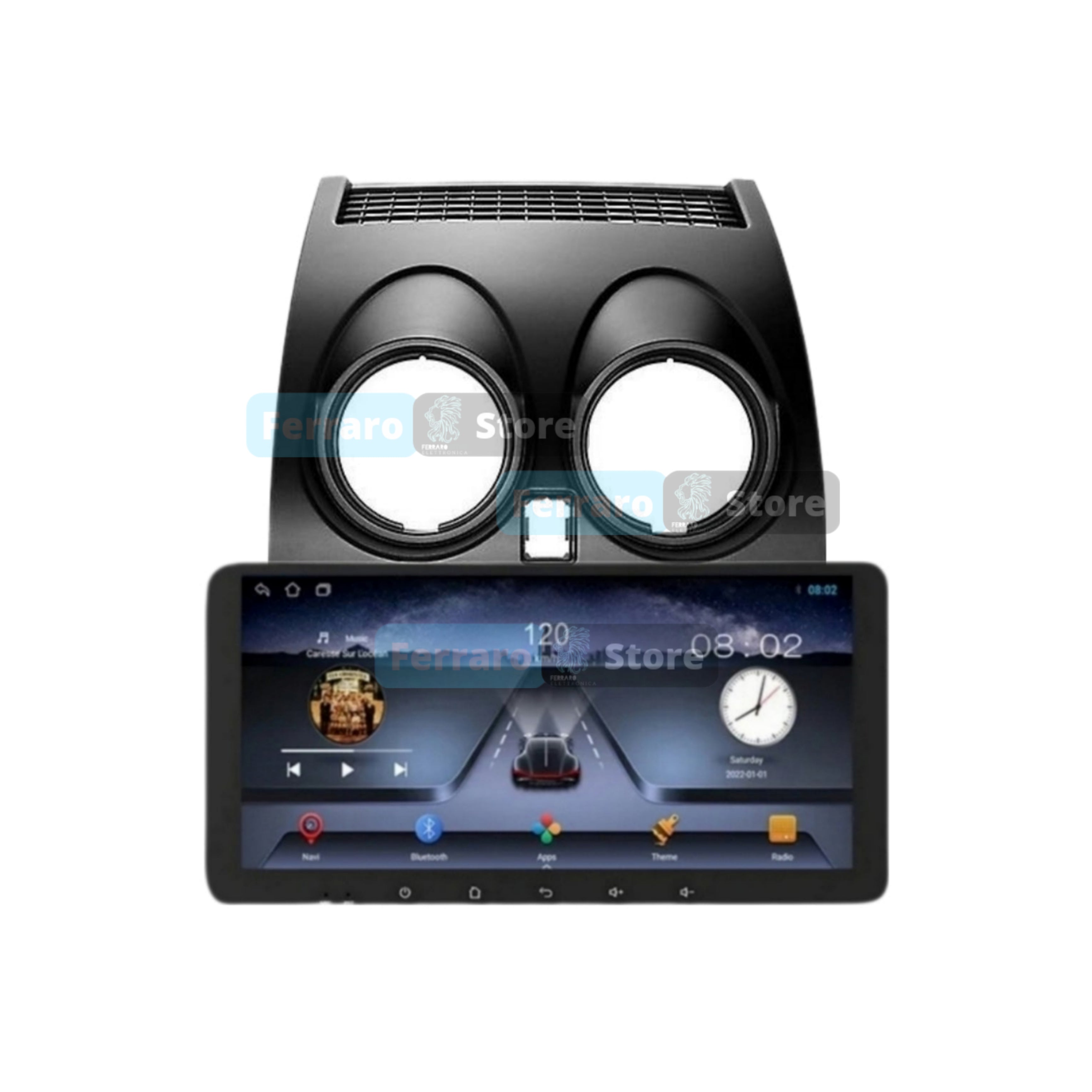 Autoradio per Nissan Qashqai J10 10.35" | 2006-2013 | Android | Bluetooth | CarPlay | Android Auto | 2/32GB Ram