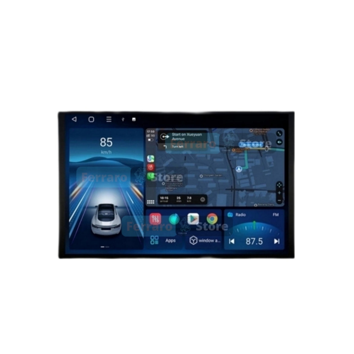 Autoradio per Smart 453 11.5" | 2014-2020 | Android | Bluetooth | CarPlay | Android Auto | 4/64GB Ram