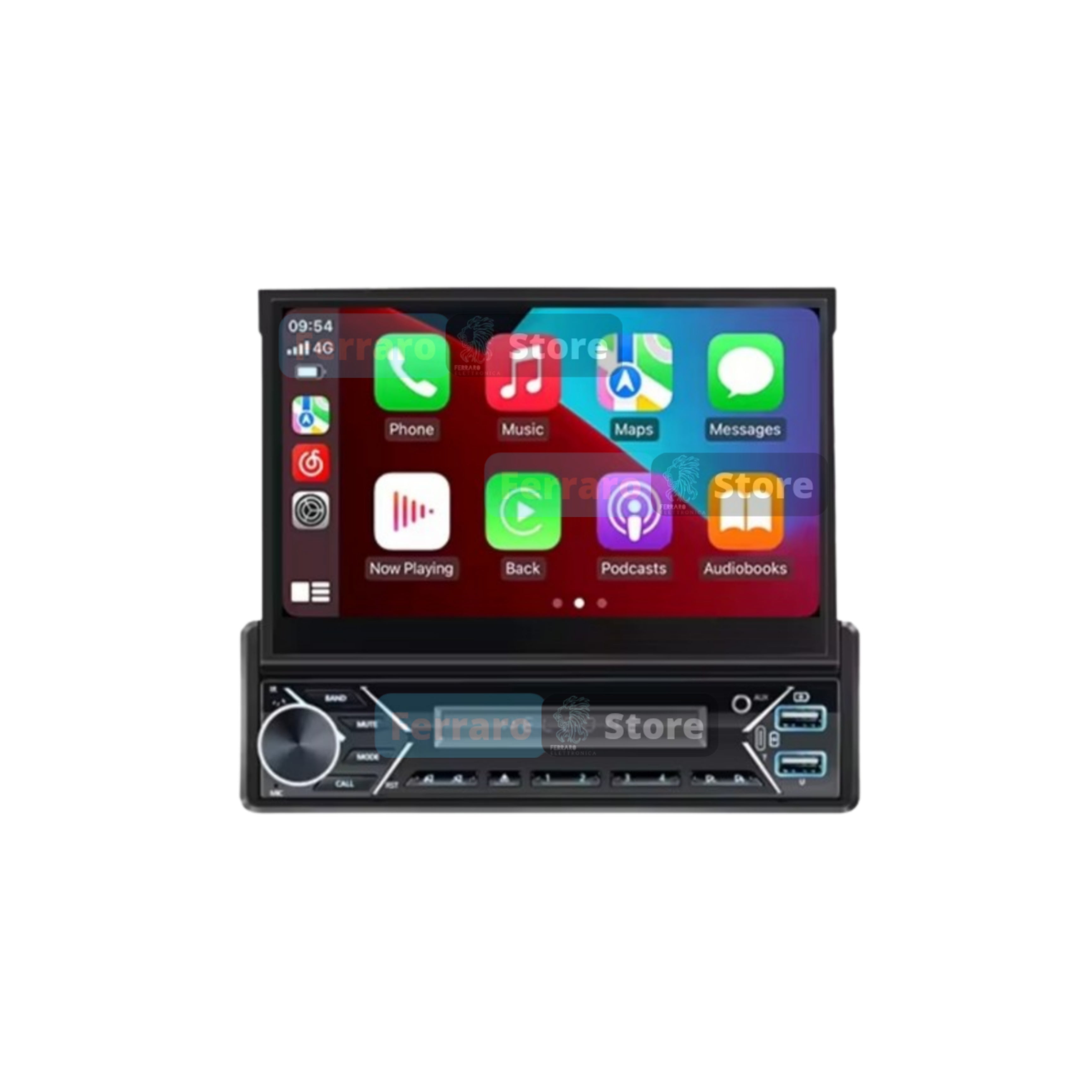 Autoradio per Renault Master | Nissan NV400 | Opel Movano 7" | 2010-2021 | Android | Motorizzato | Bluetooth | CarPlay | Android Auto | 2/32GB Ram