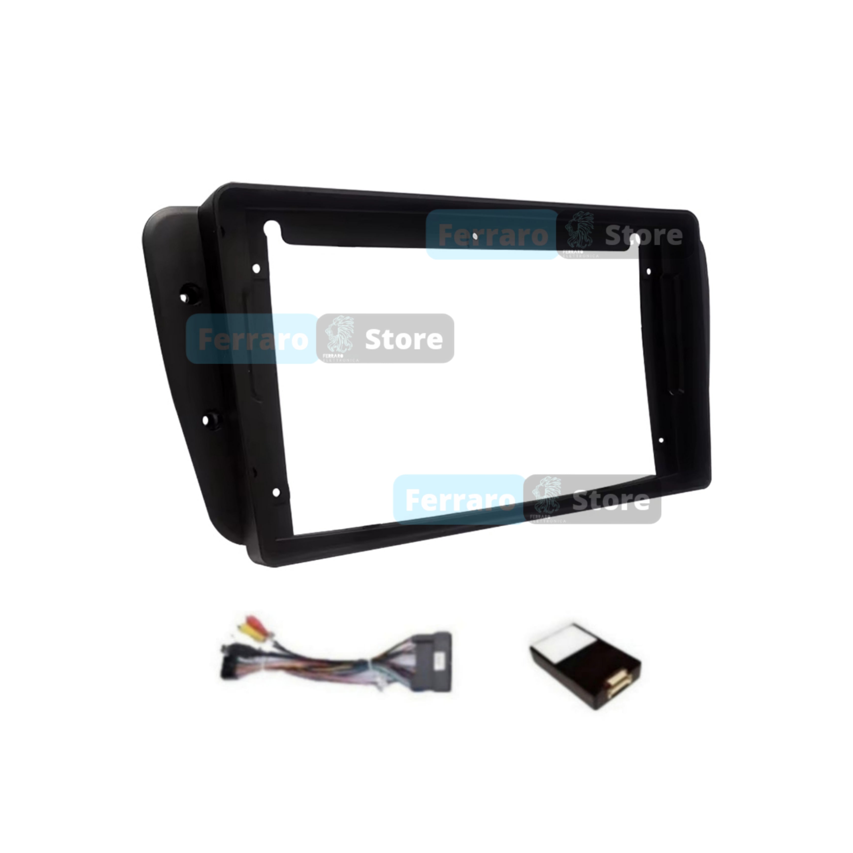 Kit Montaggio Autoradio 9"Pollici Seat Ibiza (2008-2015) Mascherina, Cablaggio Autoradio Android
