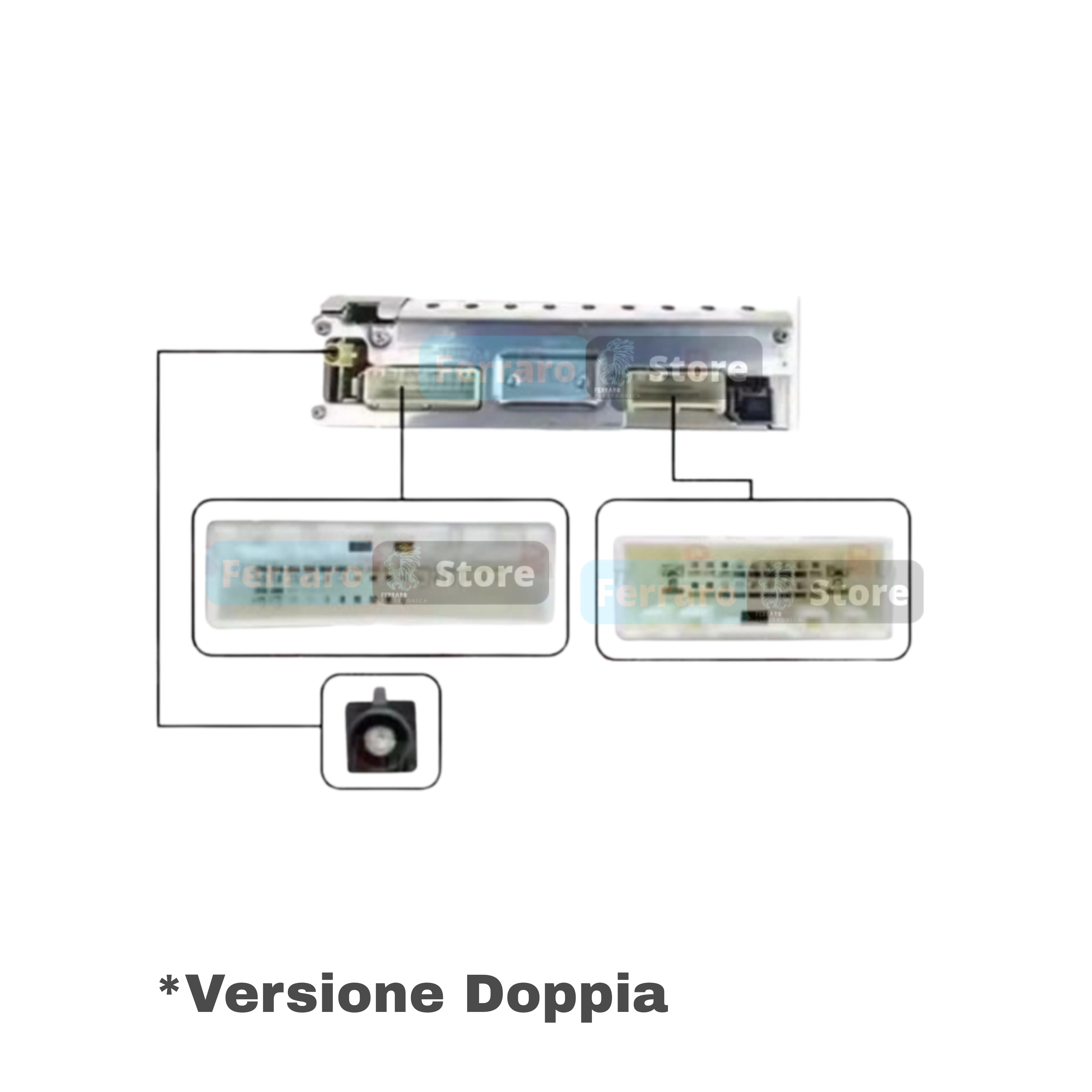 Kit Montaggio Autoradio 9"Pollici Renault Captur (2013-2019) Mascherina, Cablaggio Autoradio Android