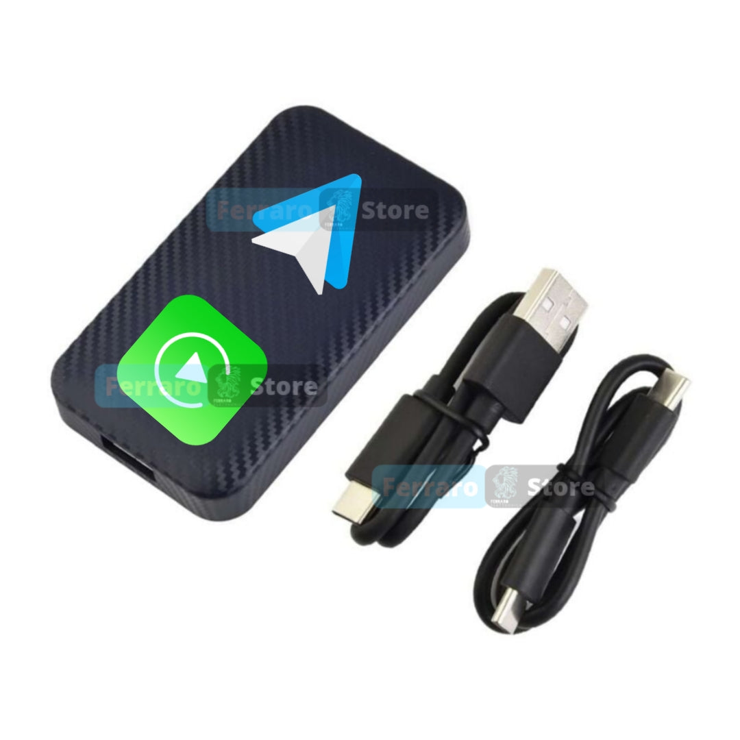 Scatoletta CarPlay e Android Auto | 8/128GB | Da Cablato a Wireless | Sblocco Sistema Operativo Android