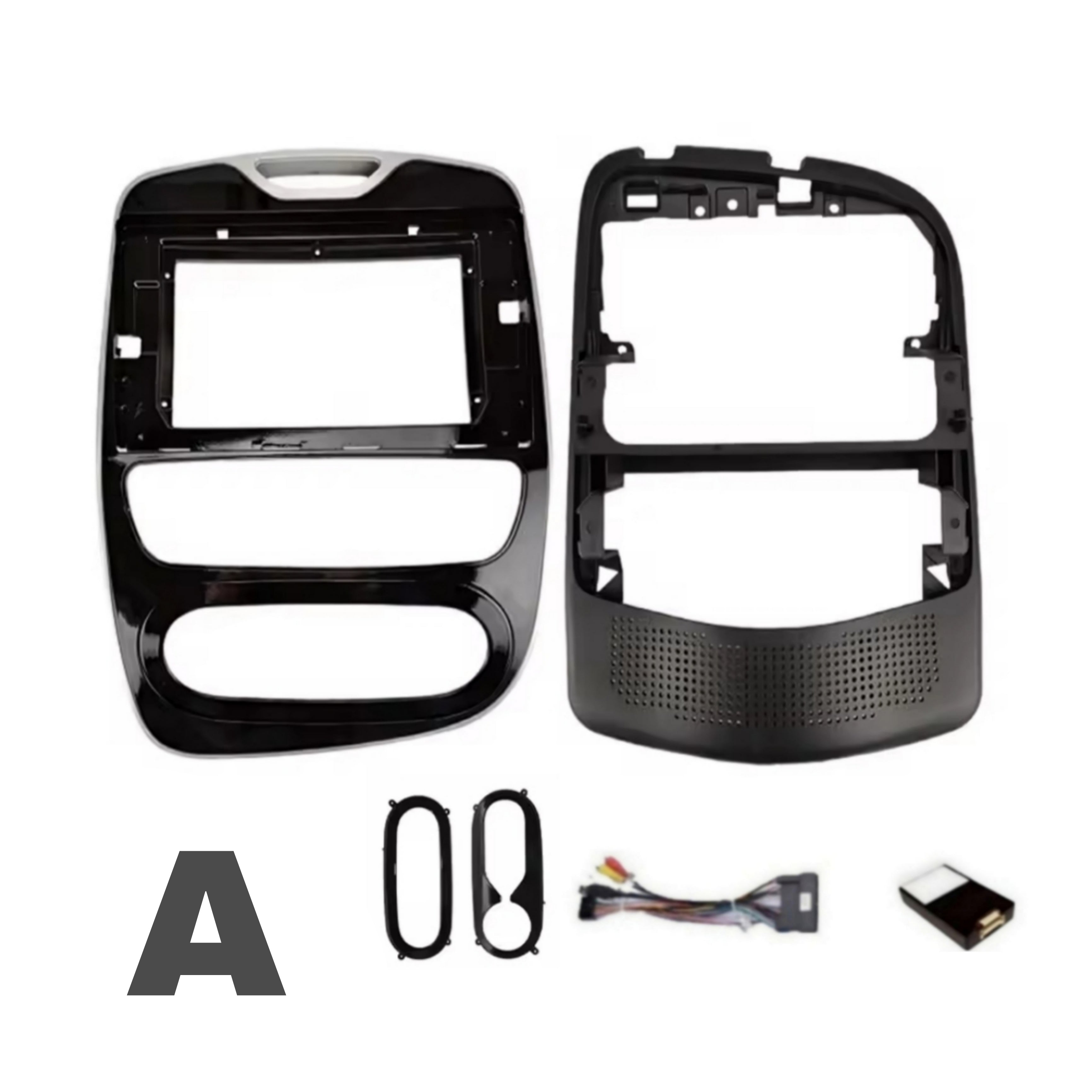 Kit Montaggio Autoradio 10.1"Pollici Renault Clio 4a Serie (2012-2019) Mascherina, Cablaggio Autoradio Android