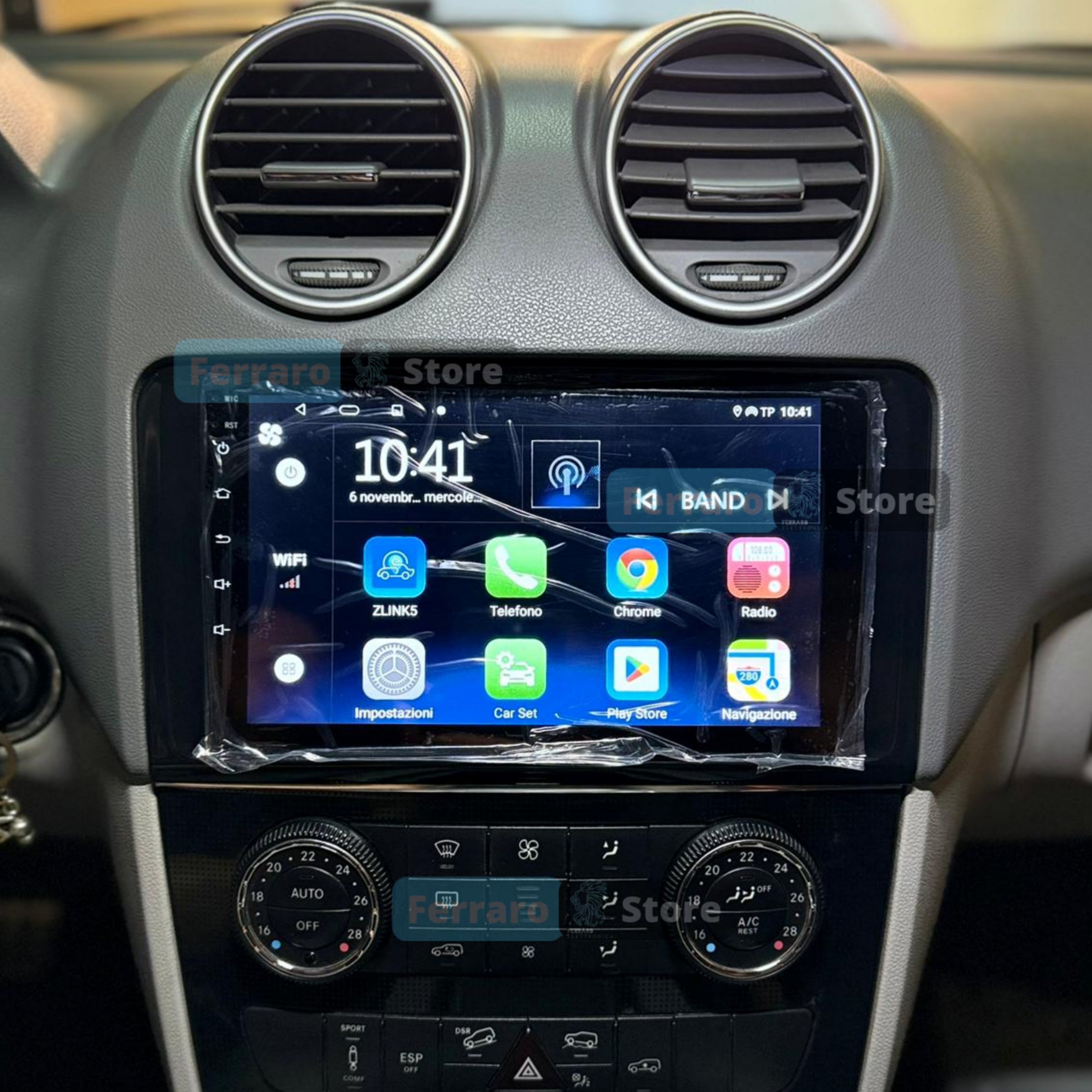Autoradio per Mercedes ML | GL w164 9" | 2005-2012 | Android | Bluetooth | CarPlay | Android Auto | 2GB/4GB/6GB/8GB Ram