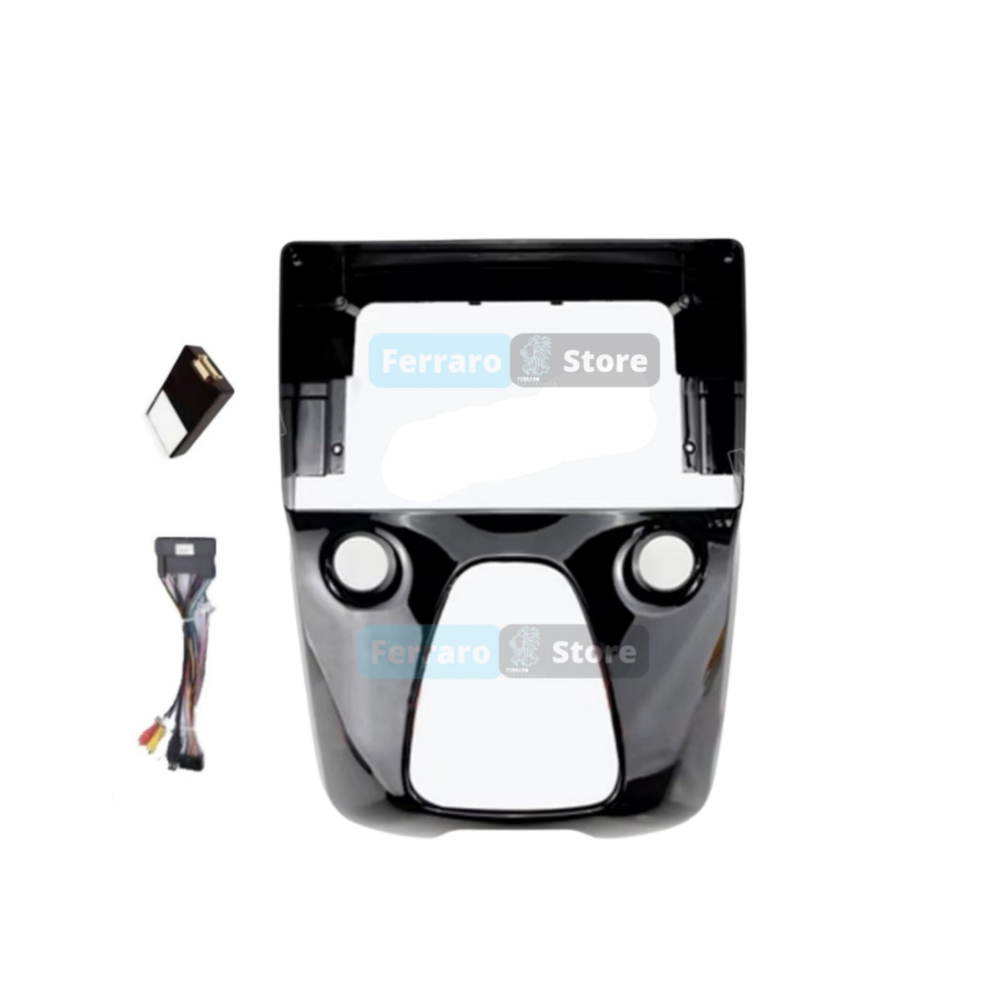 Kit Montaggio Autoradio 10.1"Pollici Citroen C1 | Peugeot 108 | Toyota Aygo (2014-2021) Mascherina, Cablaggio Autoradio Android