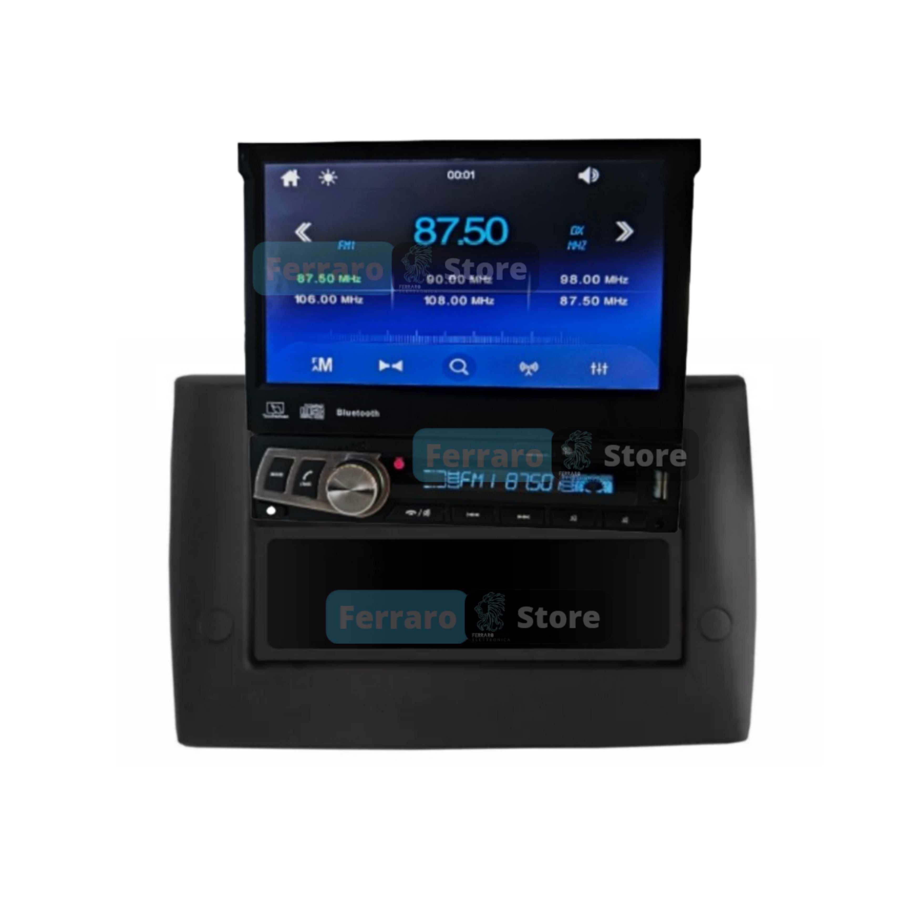 Autoradio per Fiat Stilo 7" | 2001-2010 | Bluetooth | Radio | USB | Mirror Link