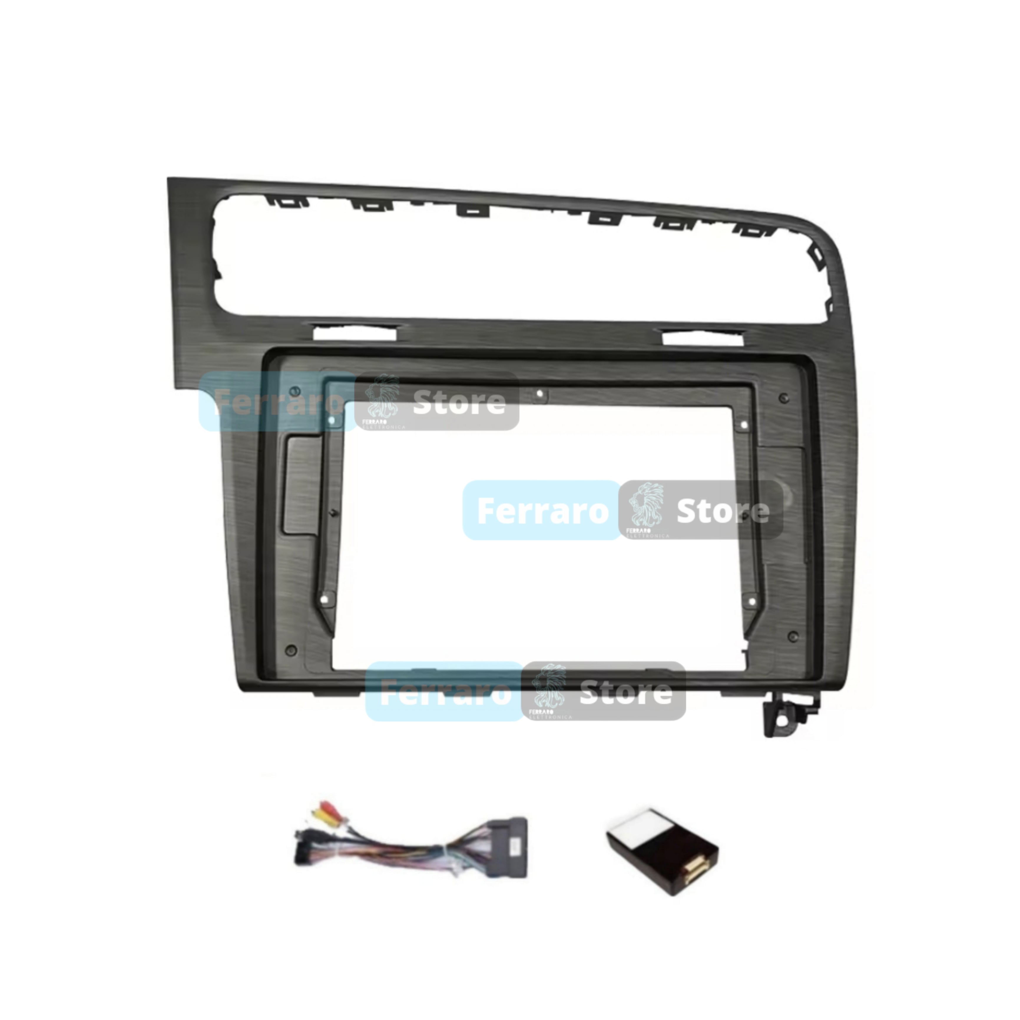 Kit Montaggio Autoradio 10.1"Pollici Volkswagen Golf MK7 (2013-2017) Mascherina, Cablaggio Autoradio Android