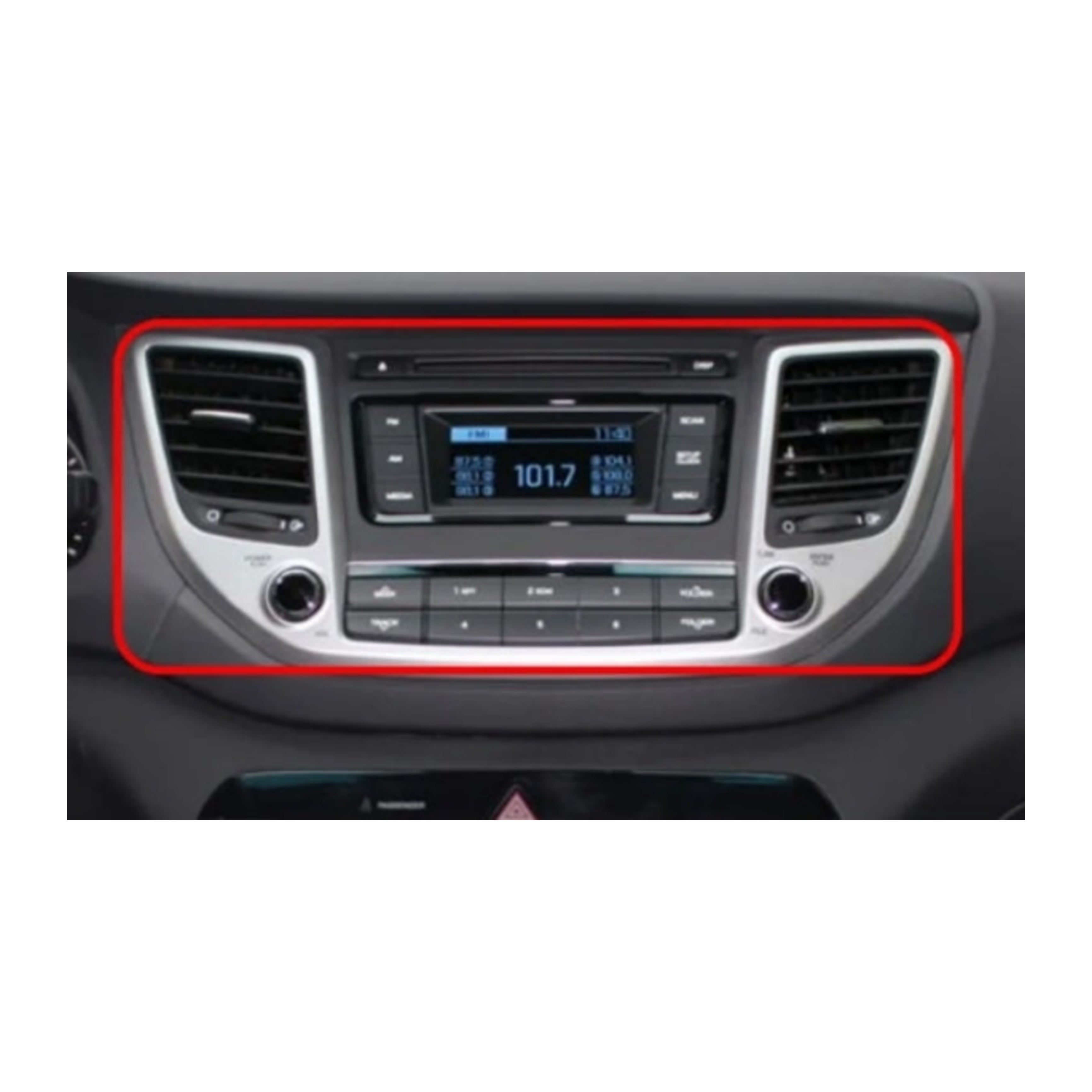 Kit Montaggio Autoradio 9"Pollici Hyundai ix35 Tucson 3 | 2015-2018 | Mascherina | Cablaggio | per Autoradio Android