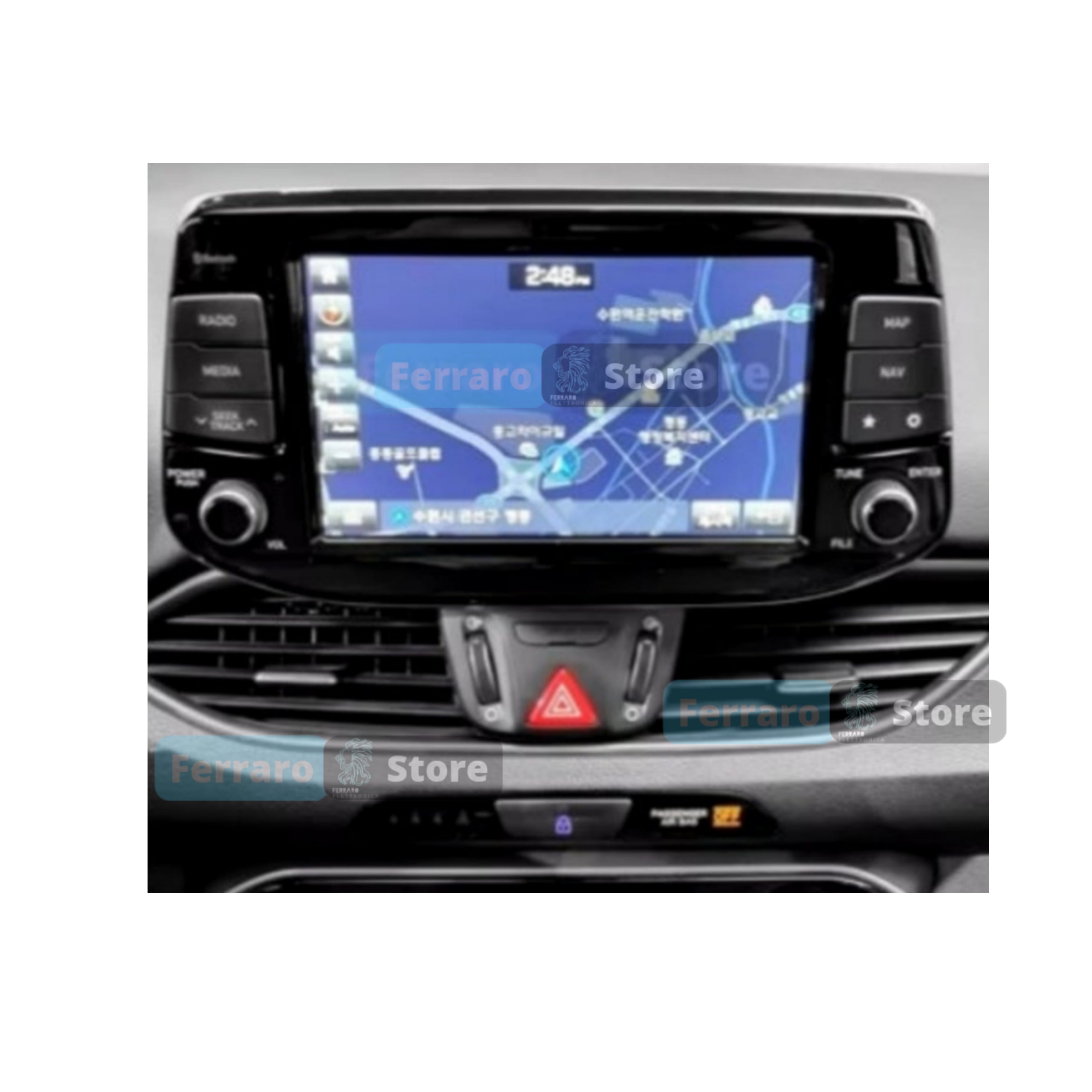 Kit Montaggio Autoradio 9"Pollici Hyundai i30 | 2017-2018 | Mascherina | Cablaggio | per Autoradio Android