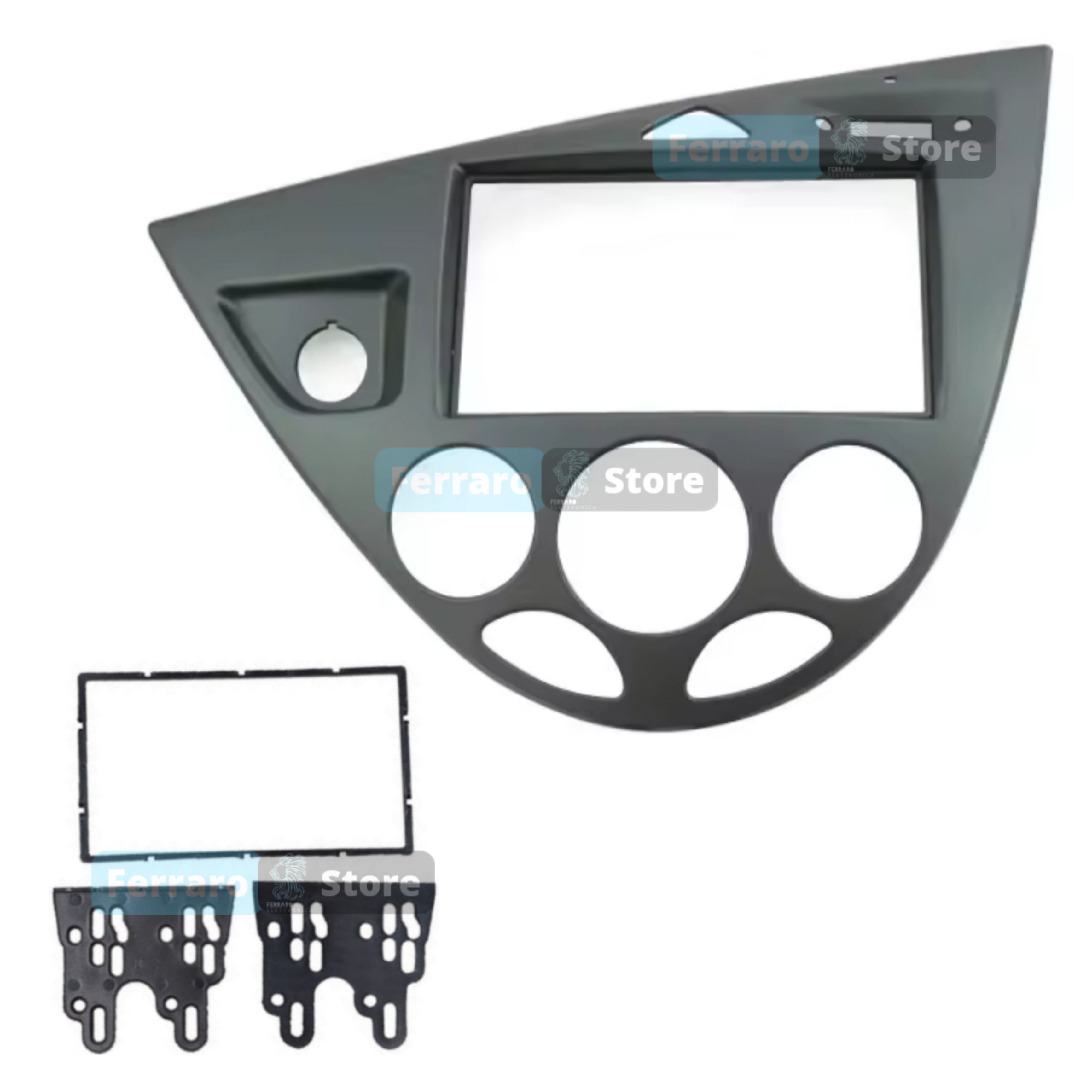 Mascherina Autoradio per Ford Focus MK1 | 1998-2005 | Ford Fiesta | 1995-2001 | 2Din 7"Pollici | Autoradio Android
