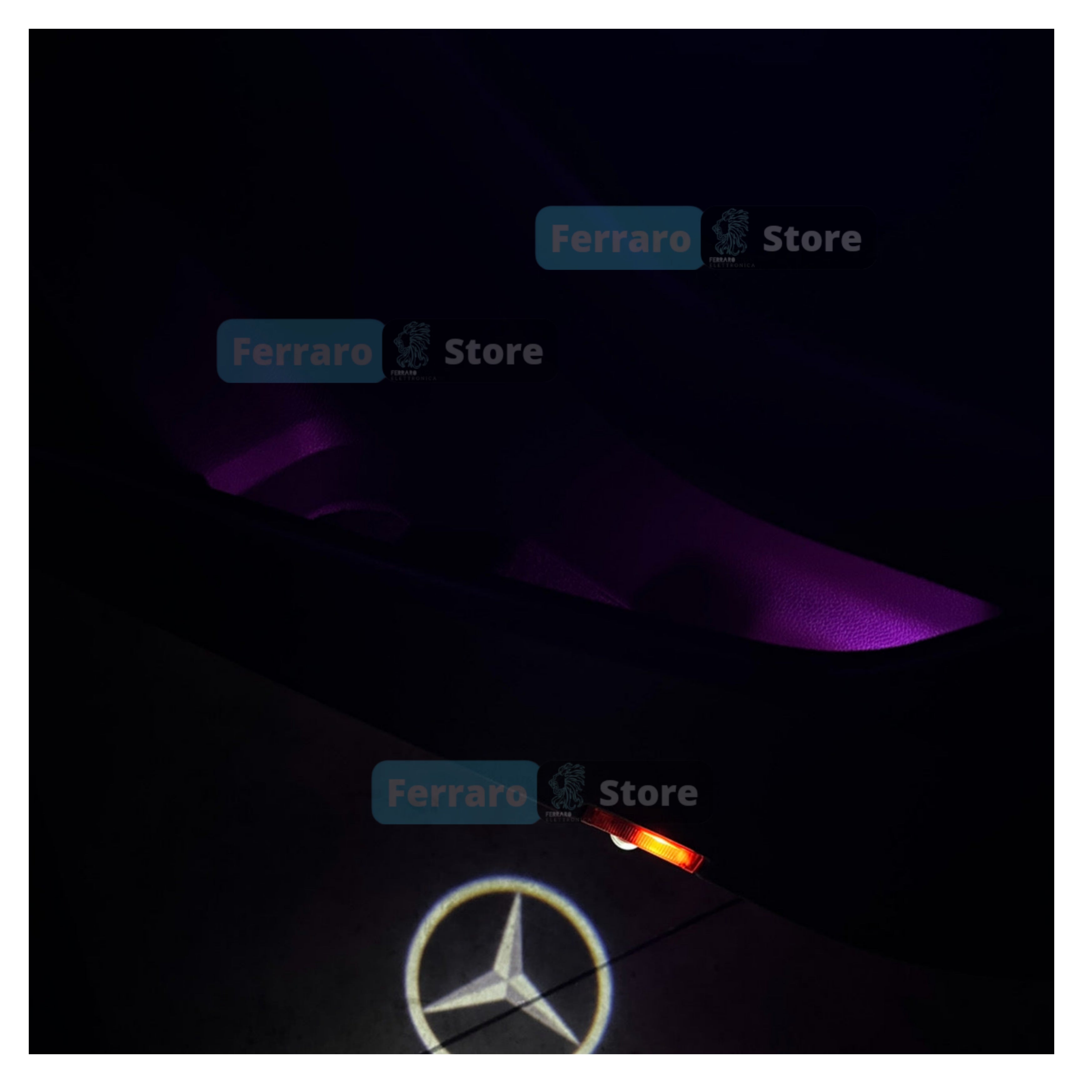 Ambient Light per per Mercedes GLA x156 | Universale | Luci Ambiente con Comando da App | RGB Led Interior | Led Dinamico