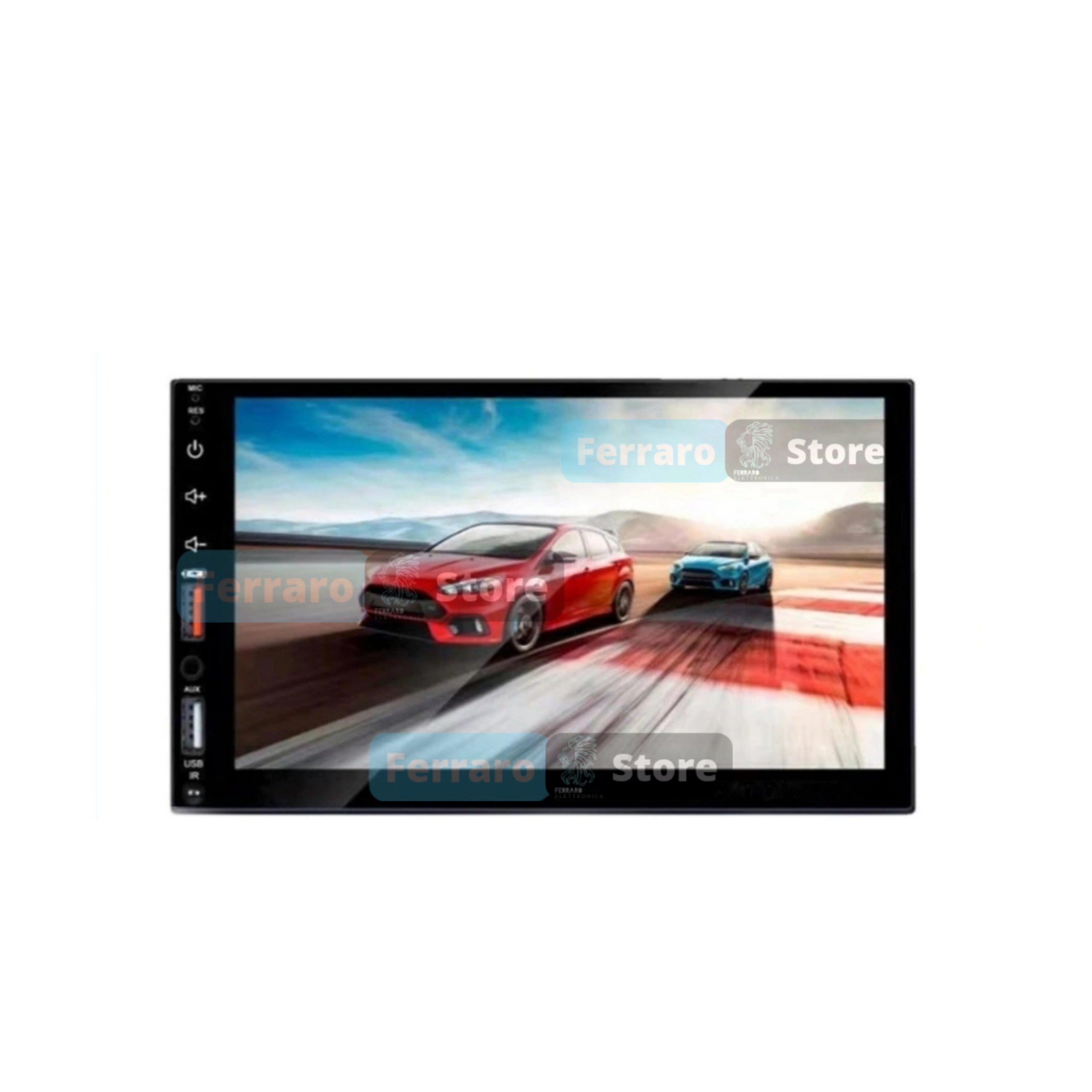 Autoradio Universale Fisso | 2Din 7" Pollici | Bluetooth | Radio | USB | CarPlay + Android Auto