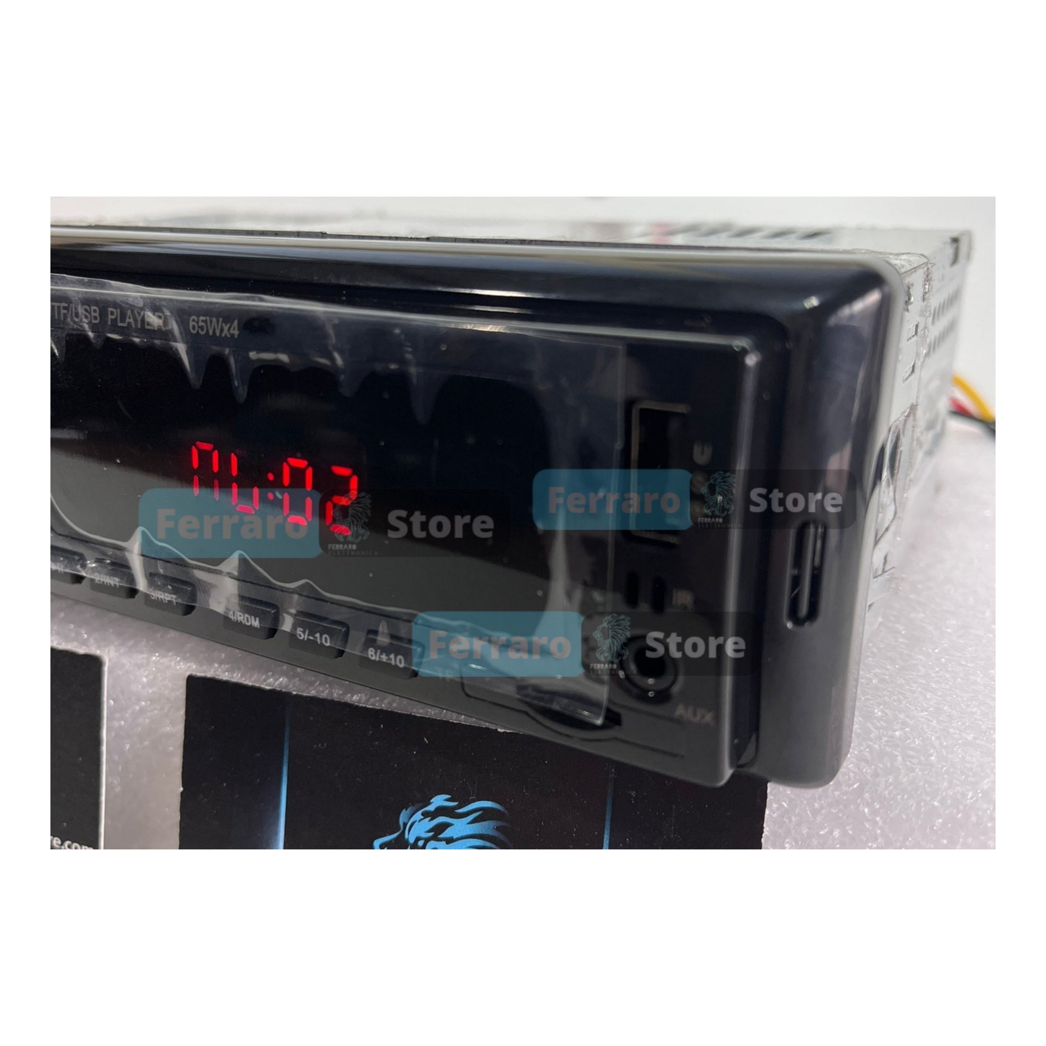 Autoradio Universale Fisso | 1Din | Bluetooth | Radio | Audio | USB | AUX