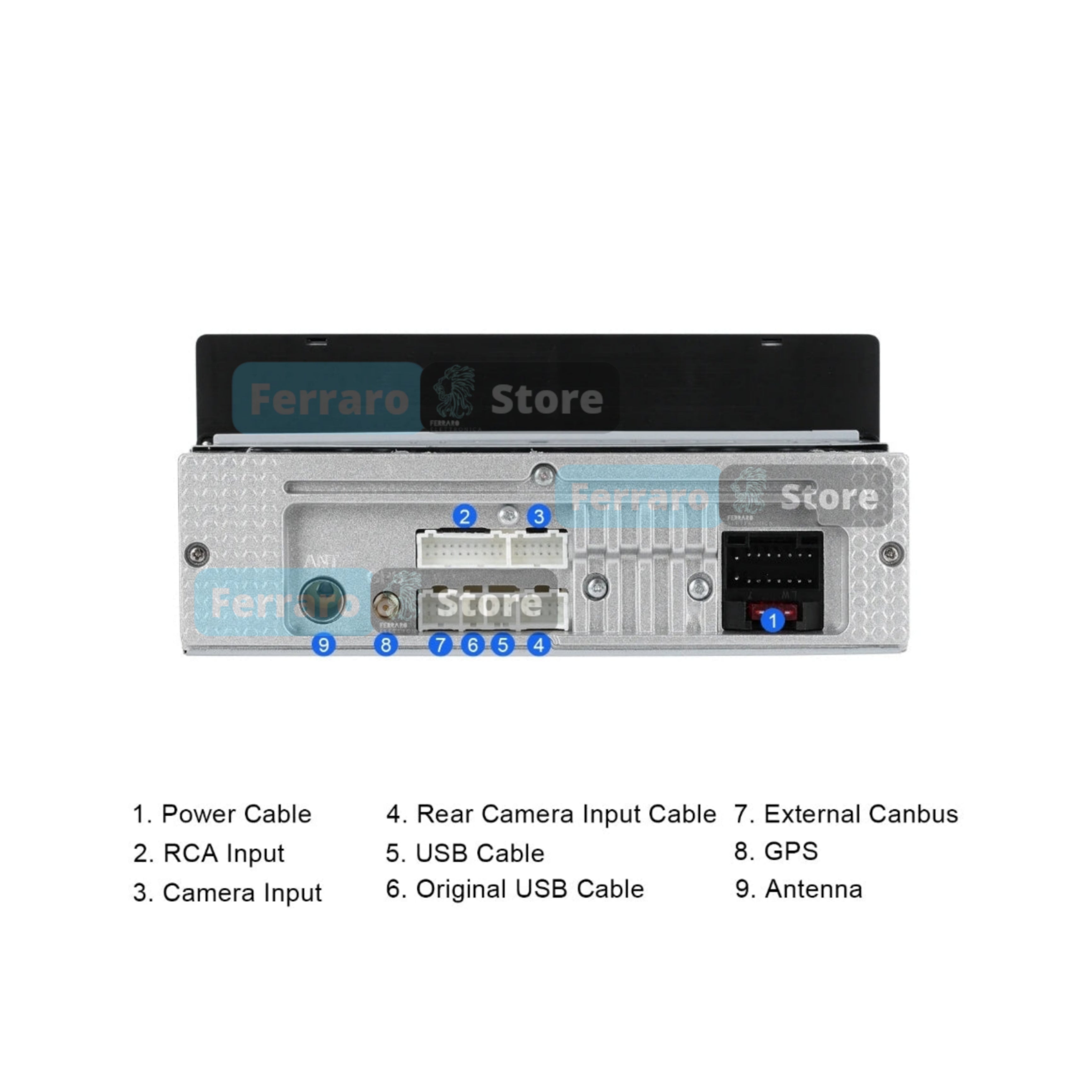 Autoradio Universale Fisso | 1Din 6.9"Pollici | Android | Bluetooth | CarPlay | Android Auto | 2/32GB Ram