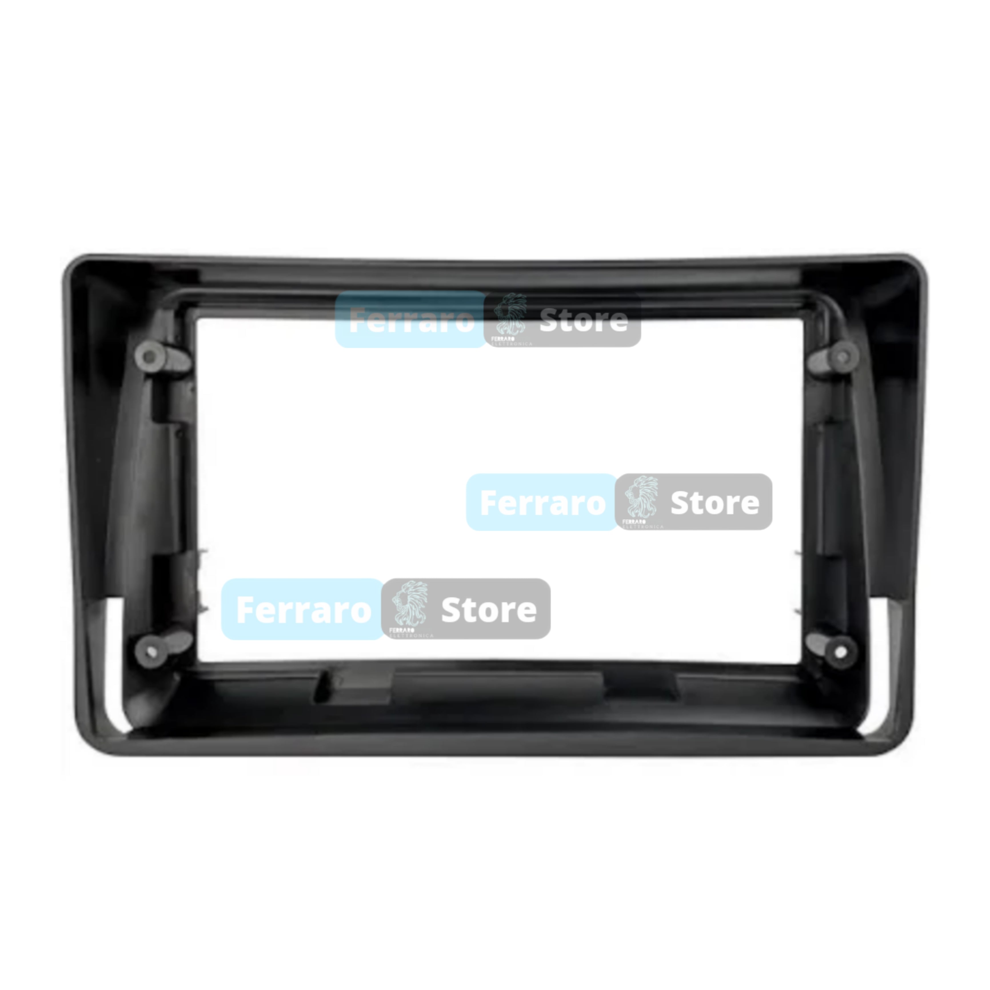 Kit Montaggio Autoradio 9"Pollici Fiat Panda 169, 2ª Serie, Mascherina, Cablaggio, Autoradio Android