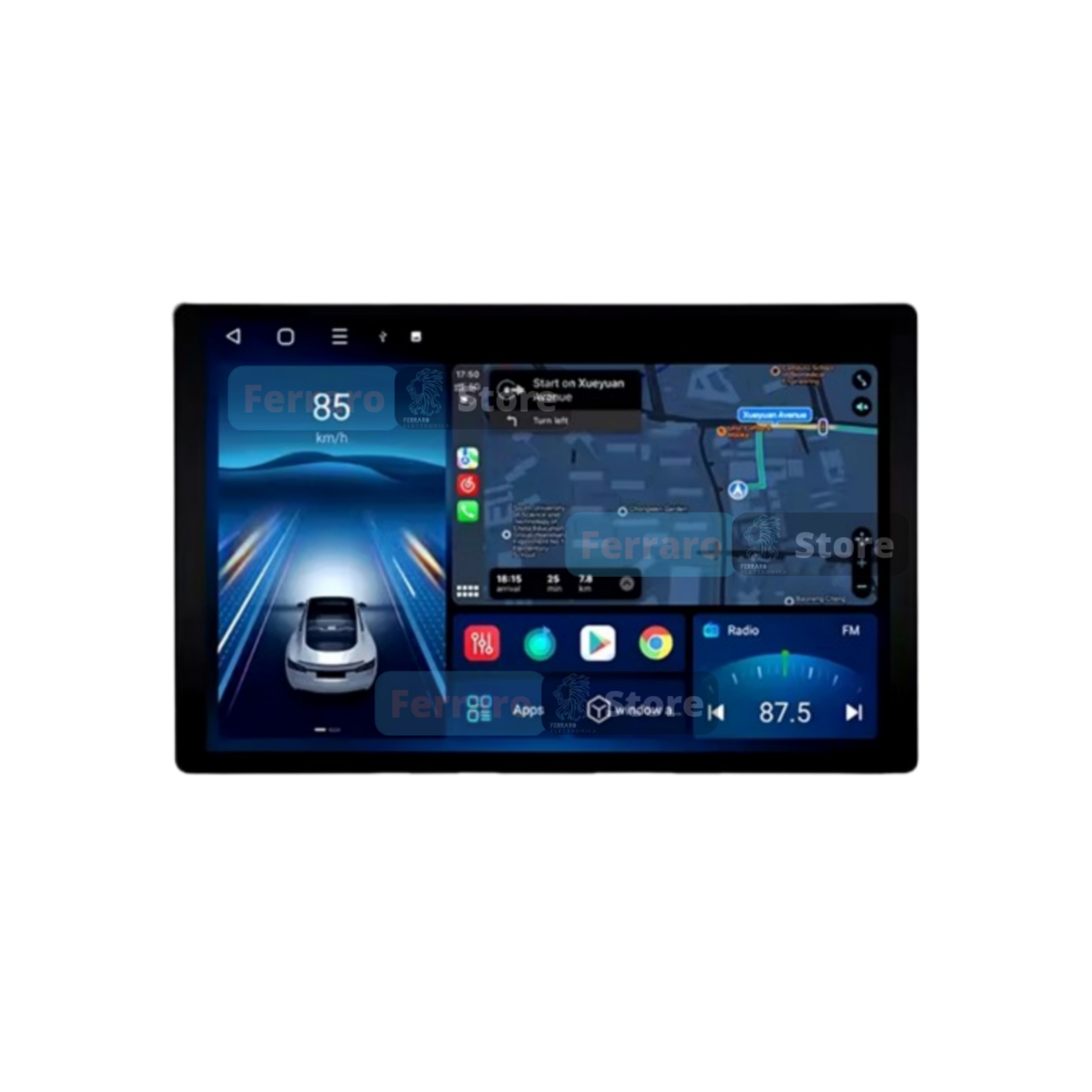 Autoradio per Peugeot 208/2008 11.5" | 2005-2018 | Android | Bluetooth | CarPlay | Android Auto | 4/64GB Ram