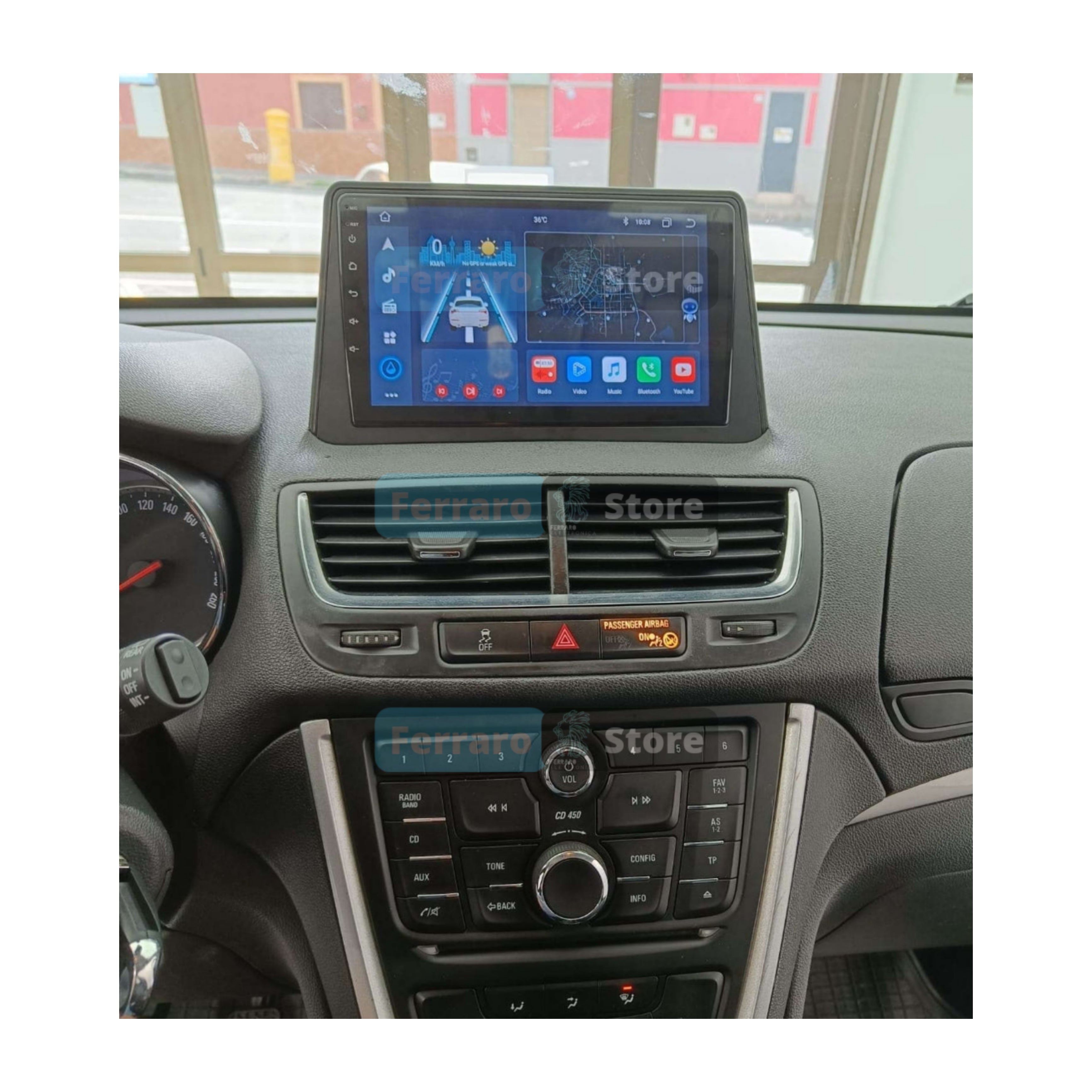 Autoradio per Opel Mokka 9" | 2012-2016 | Android | Bluetooth | CarPlay | Android Auto | 2GB/4GB/6GB/8GB Ram