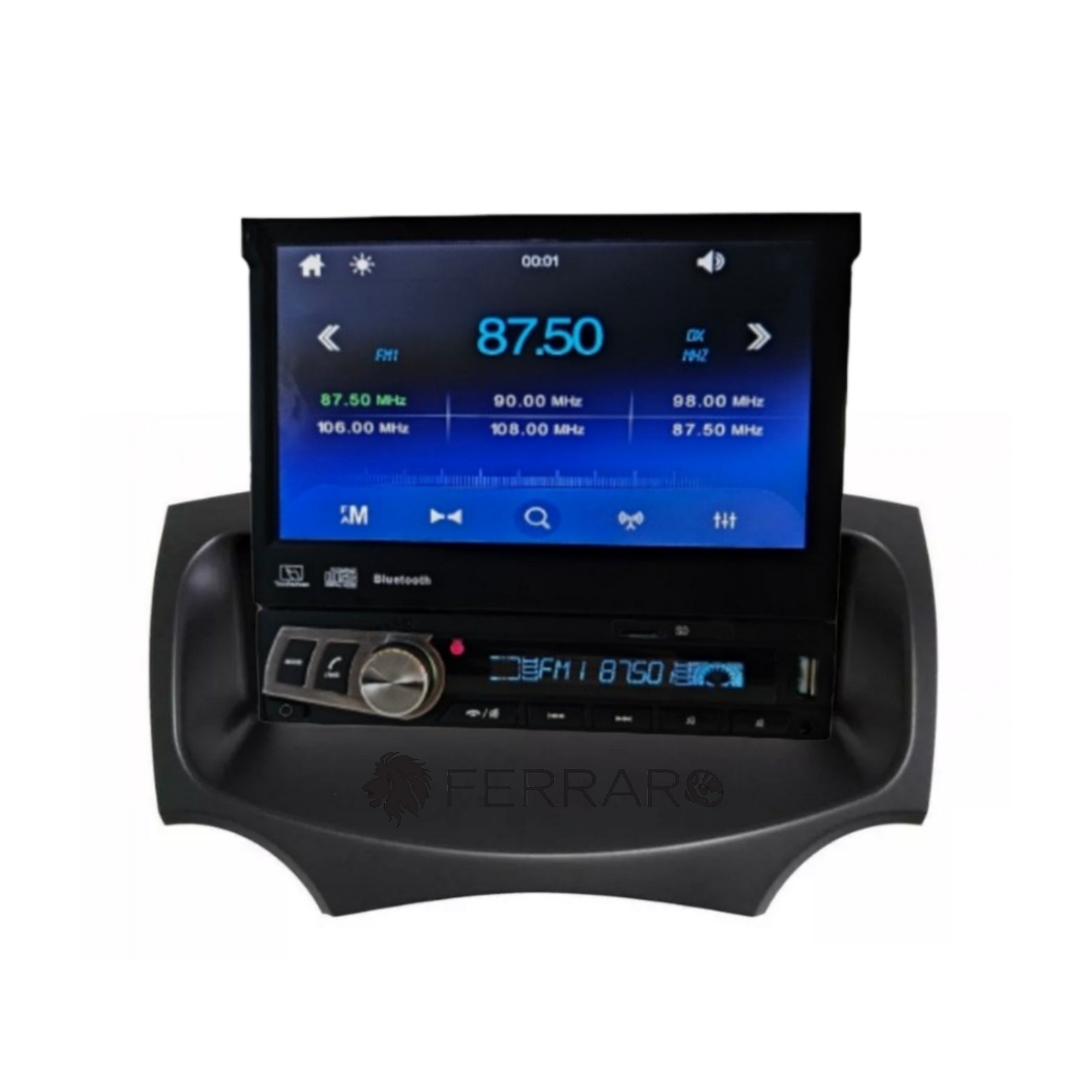 Autoradio per Ford Ka 7" | 2008-2016 | Motorizzato | Bluetooth | Radio | USB | Mirror Link per Android.