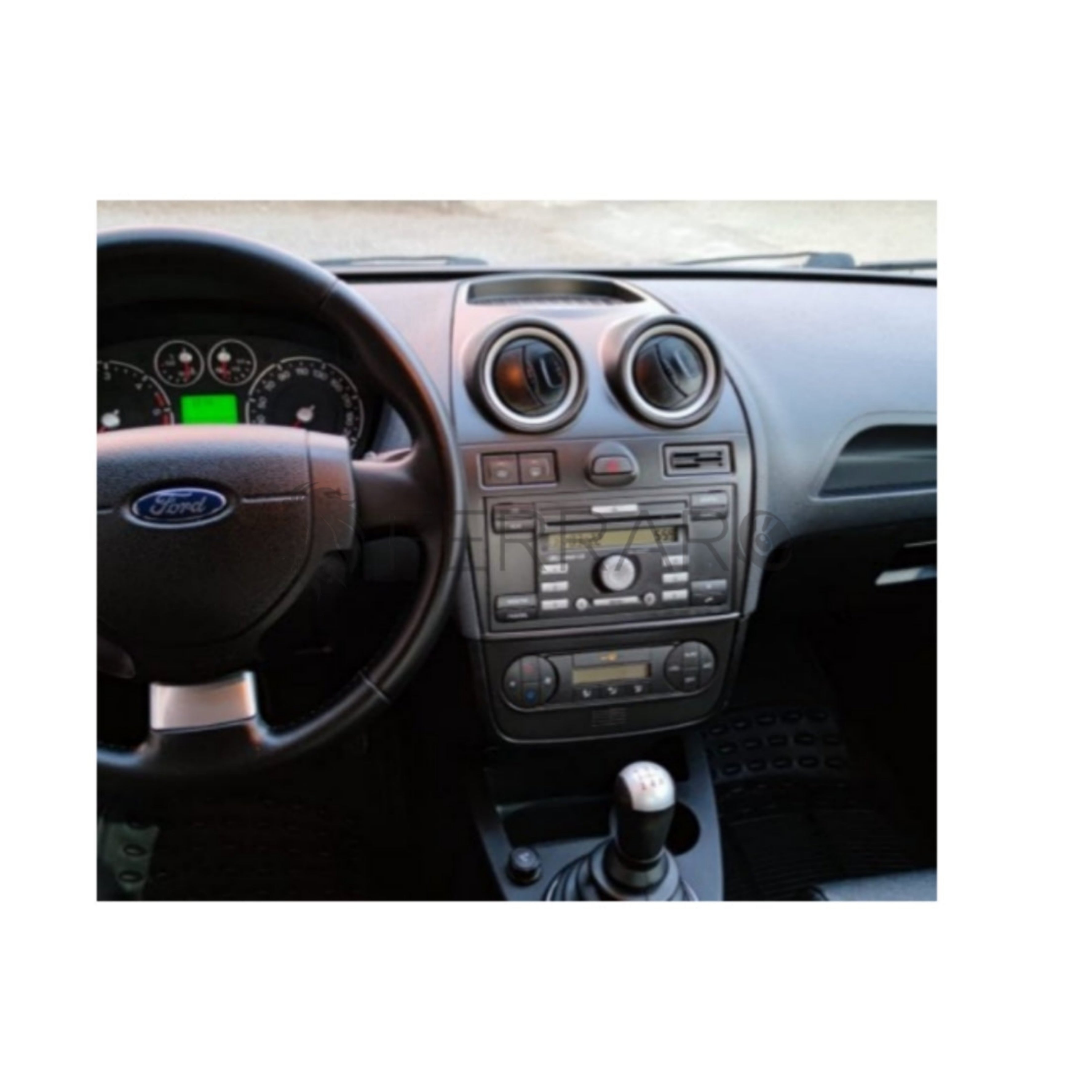 Kit Montaggio Autoradio 9"Pollici Ford Fiesta (2005-2008) Mascherina, Cablaggio per Autoradio Android