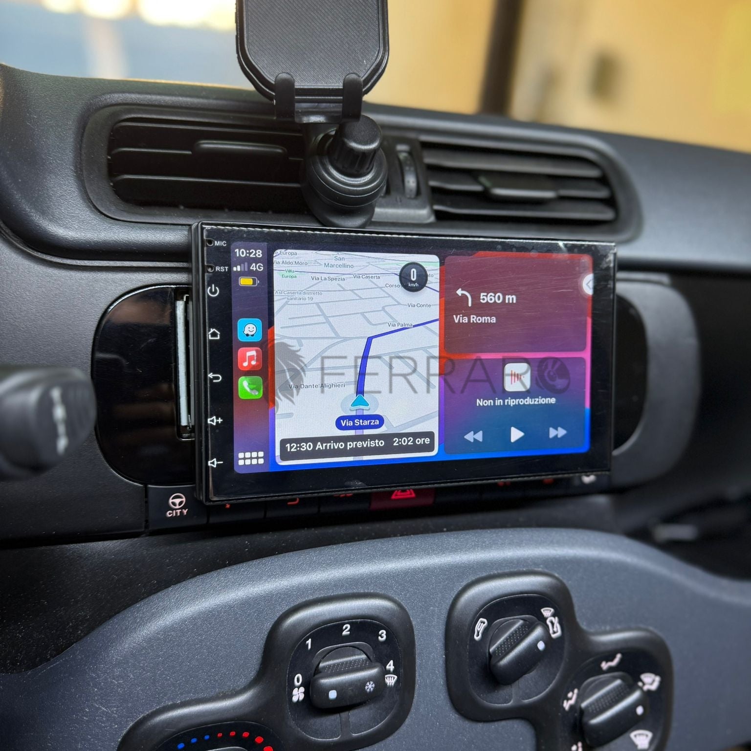 Autoradio per Fiat Panda 3a Serie 7" | Android | Bluetooth | CarPlay | Android Auto | 2/4/8GB Ram