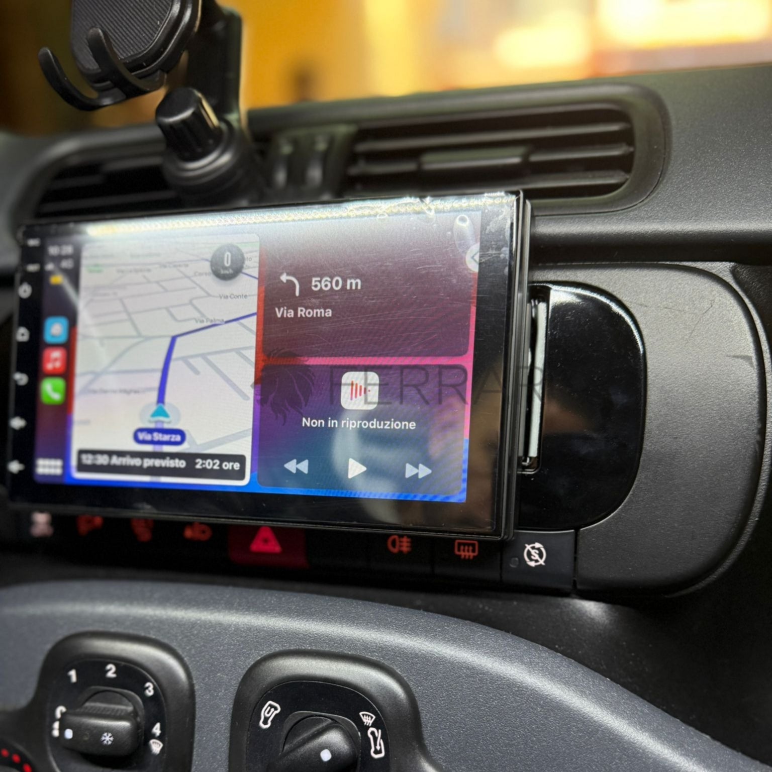 Autoradio per Fiat Panda 3a Serie 7" | Android | Bluetooth | CarPlay | Android Auto | 2/4/8GB Ram